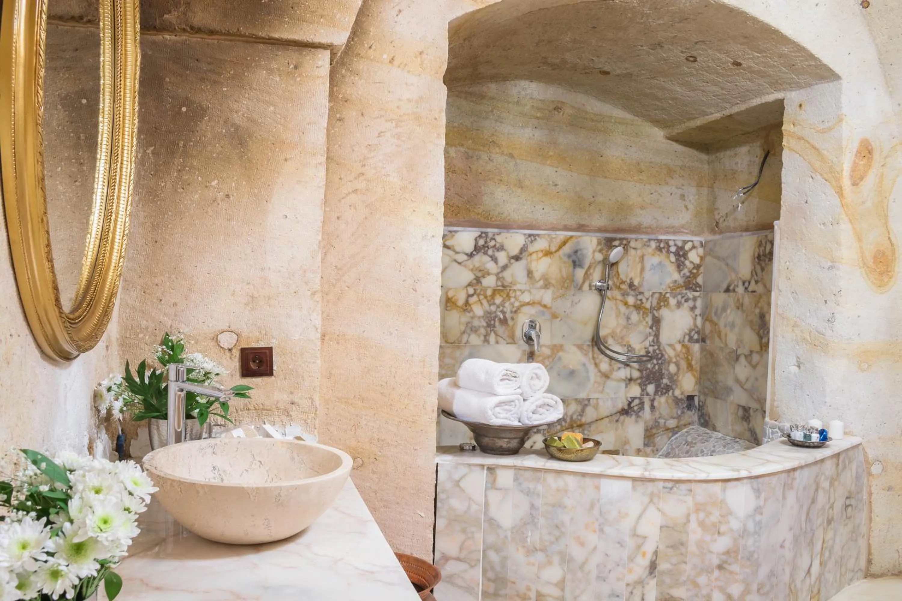 Bathroom in Zeydem Suites