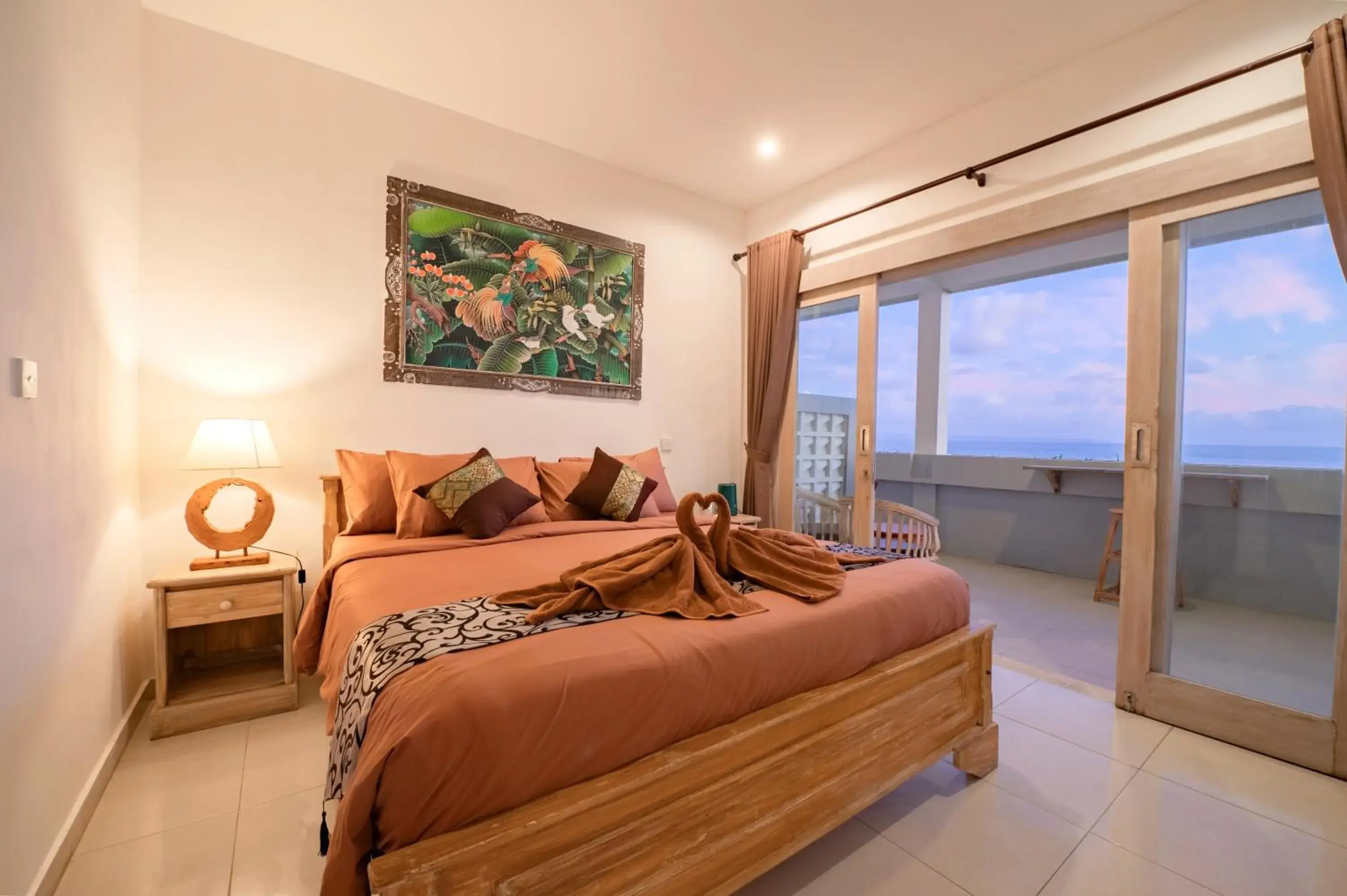 Deluxe Double Room with Ocean View in Sau Bali Beach House Canggu Deluxe Double Room with Ocean View in Sau Bali Beach House Canggu