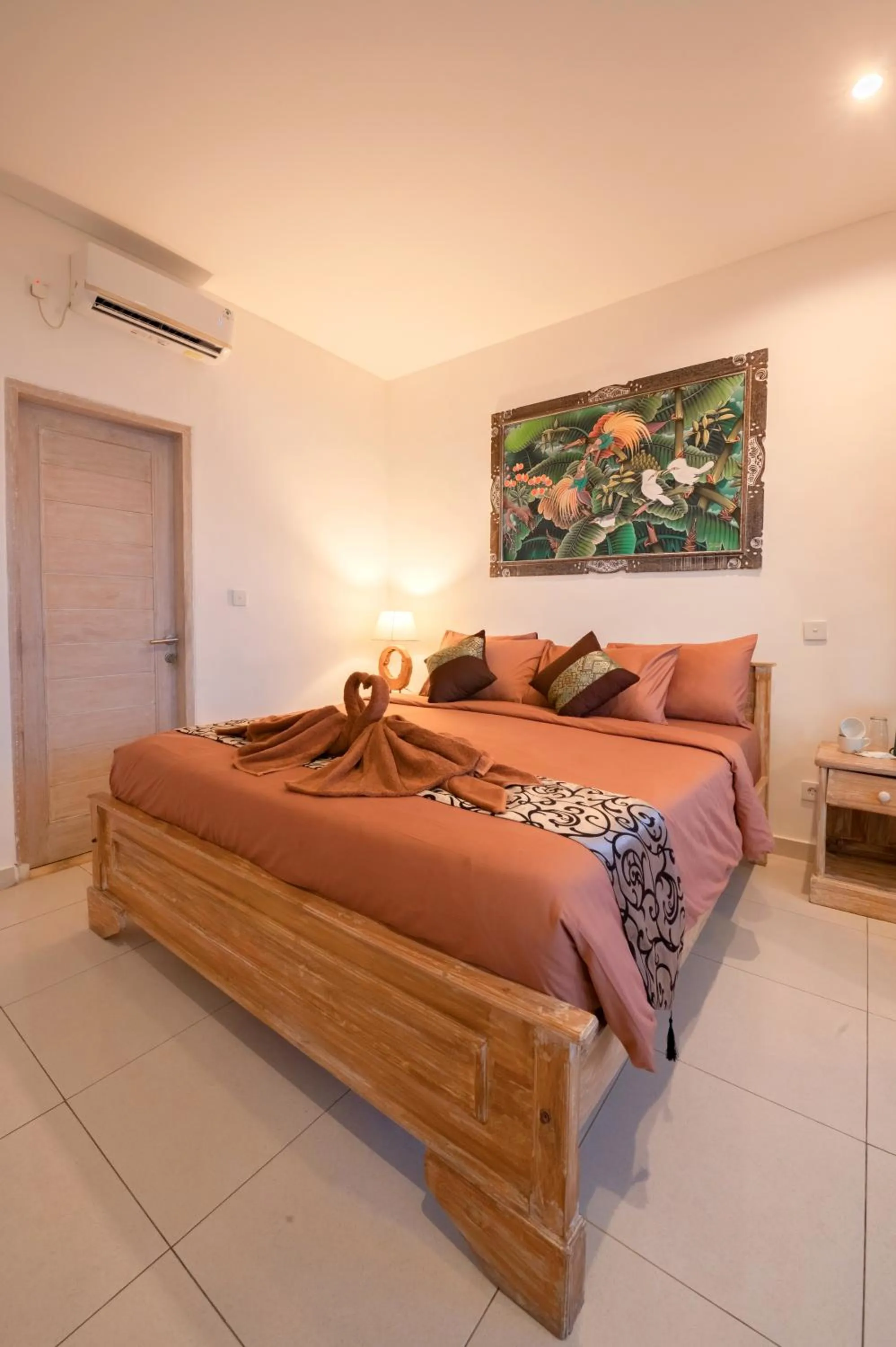 Bed in Sau Bali Beach House Canggu