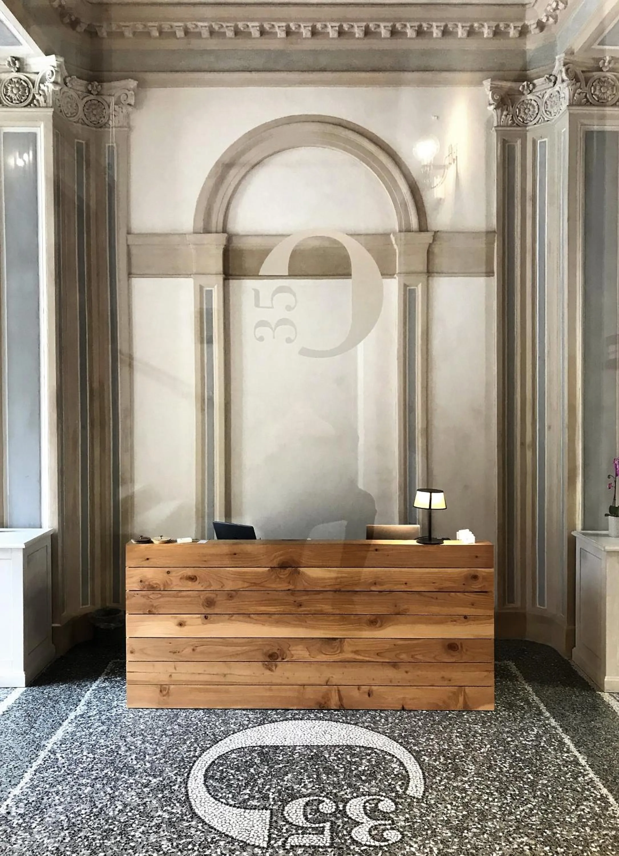 Lobby or reception in Opera35 Boutique Hotel