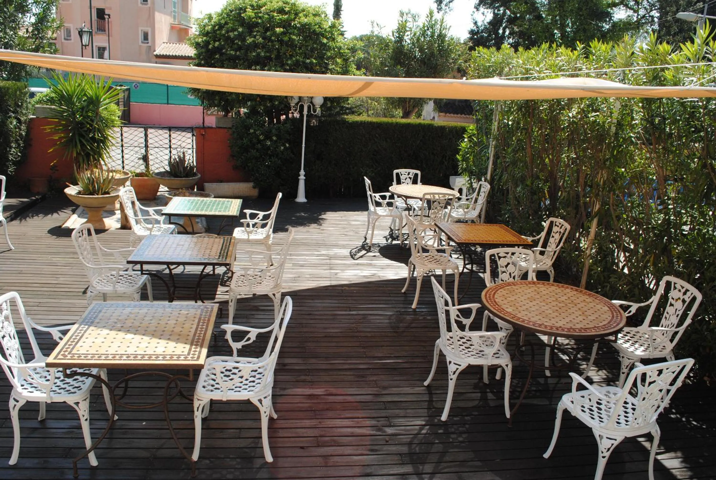 Patio in Cap Nègre Hôtel