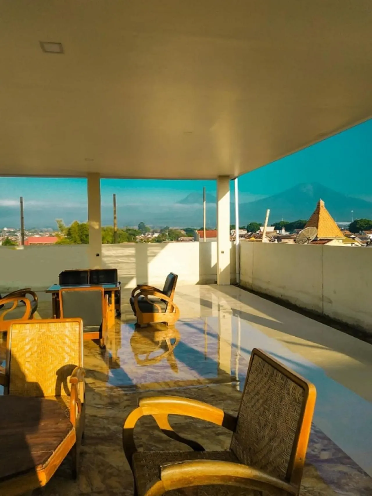 Patio in Bluefire Homestay Syariah