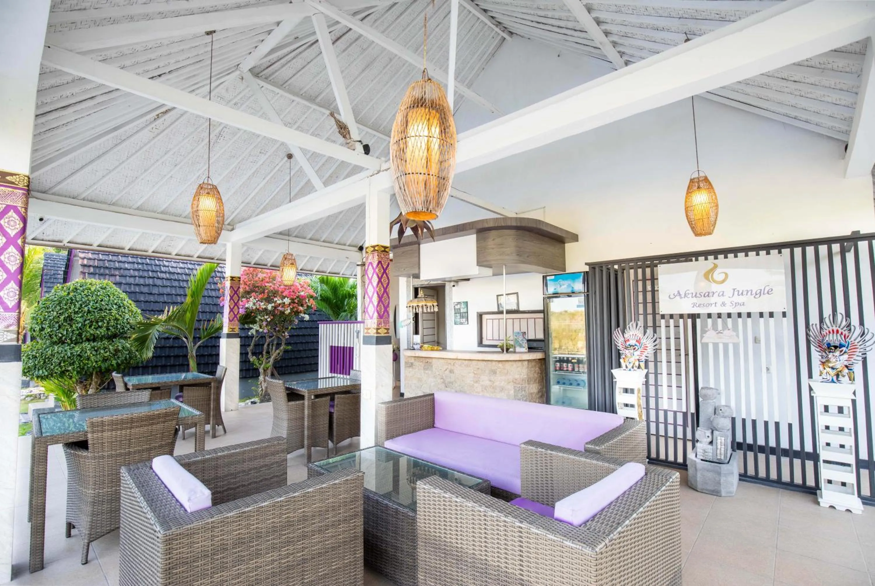 Lobby or reception in Akusara Jungle Resort And Spa