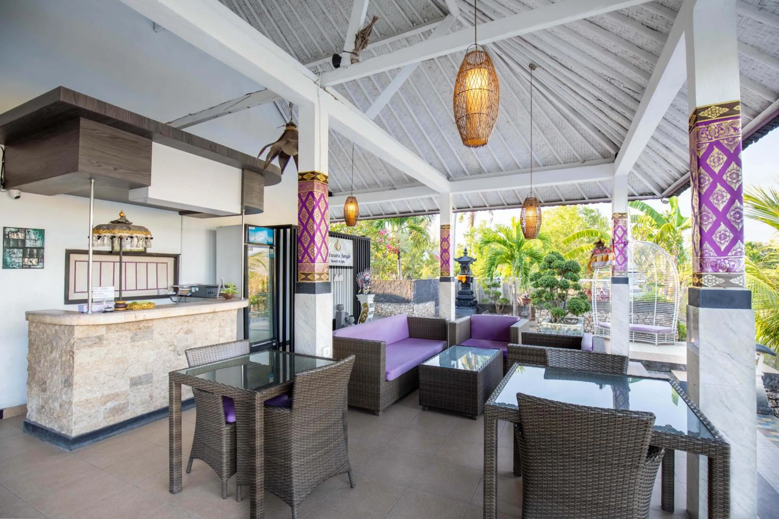 Lobby or reception in Akusara Jungle Resort And Spa