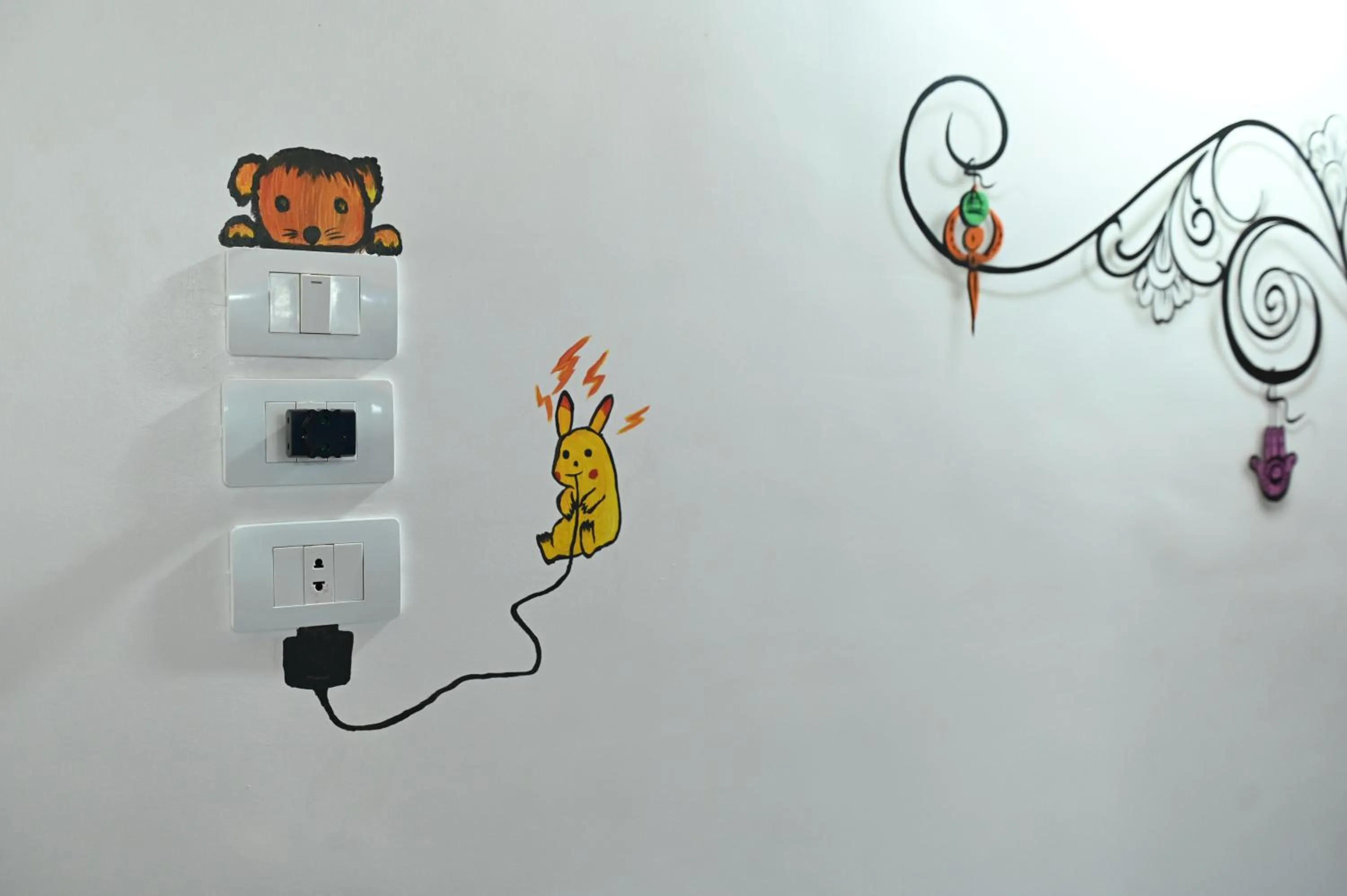 Decorative detail in Opal privat nubian hotel