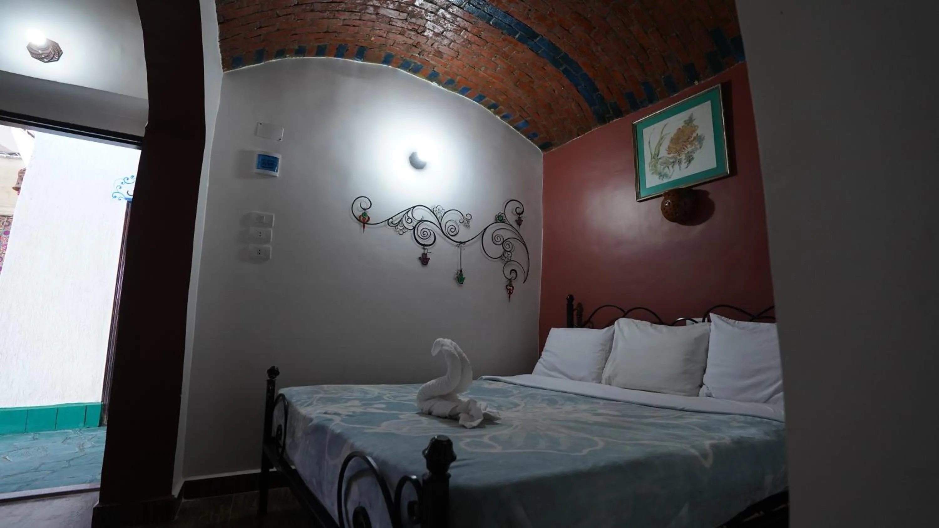 Bedroom, Bed in Opal privat nubian hotel