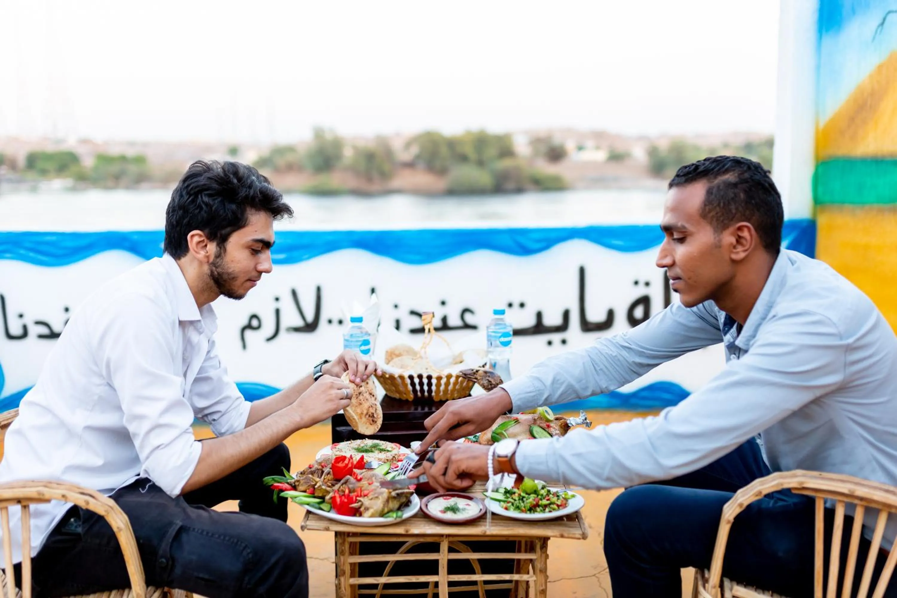 Food and drinks in Opal privat nubian hotel