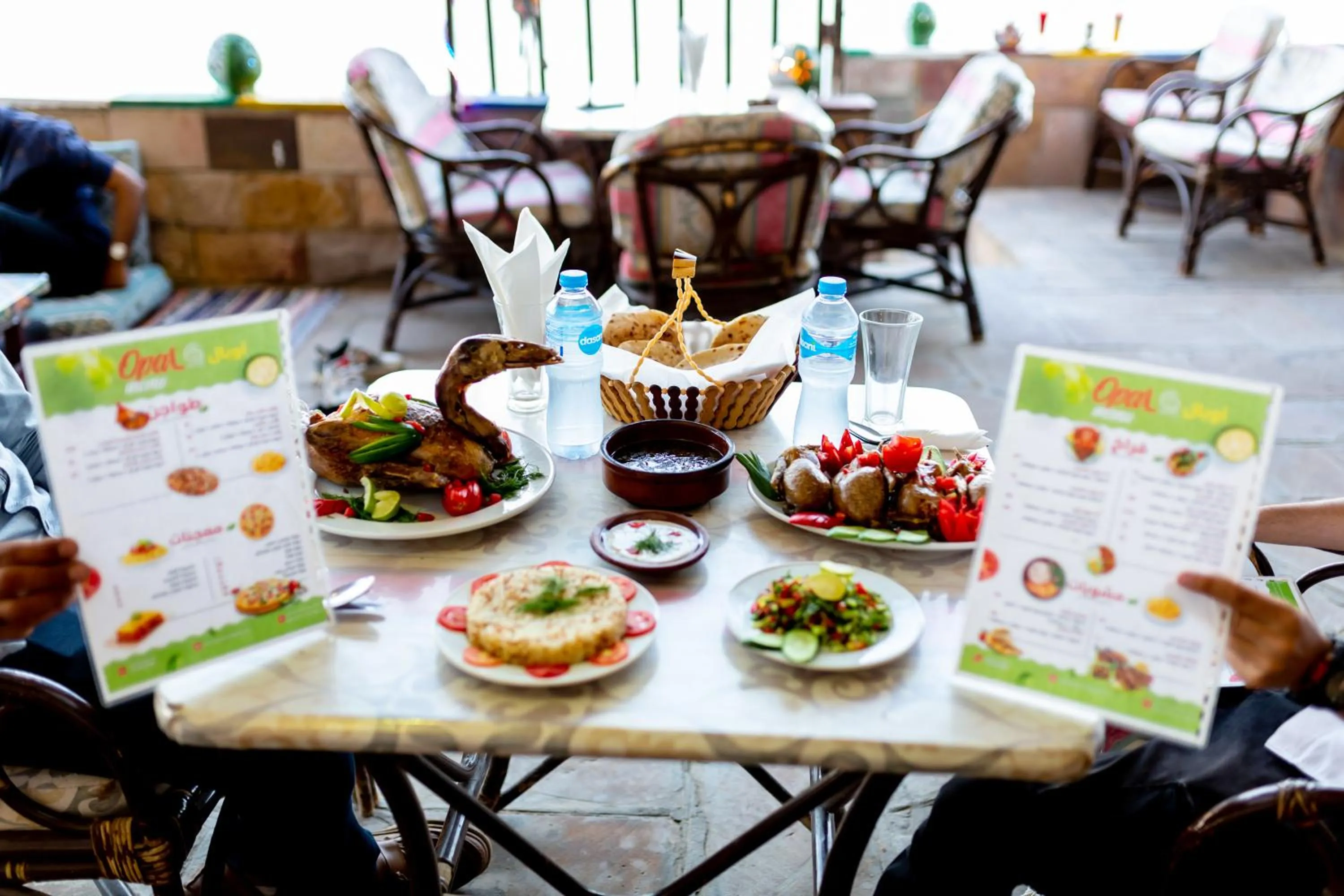Restaurant/places to eat in Opal privat nubian hotel