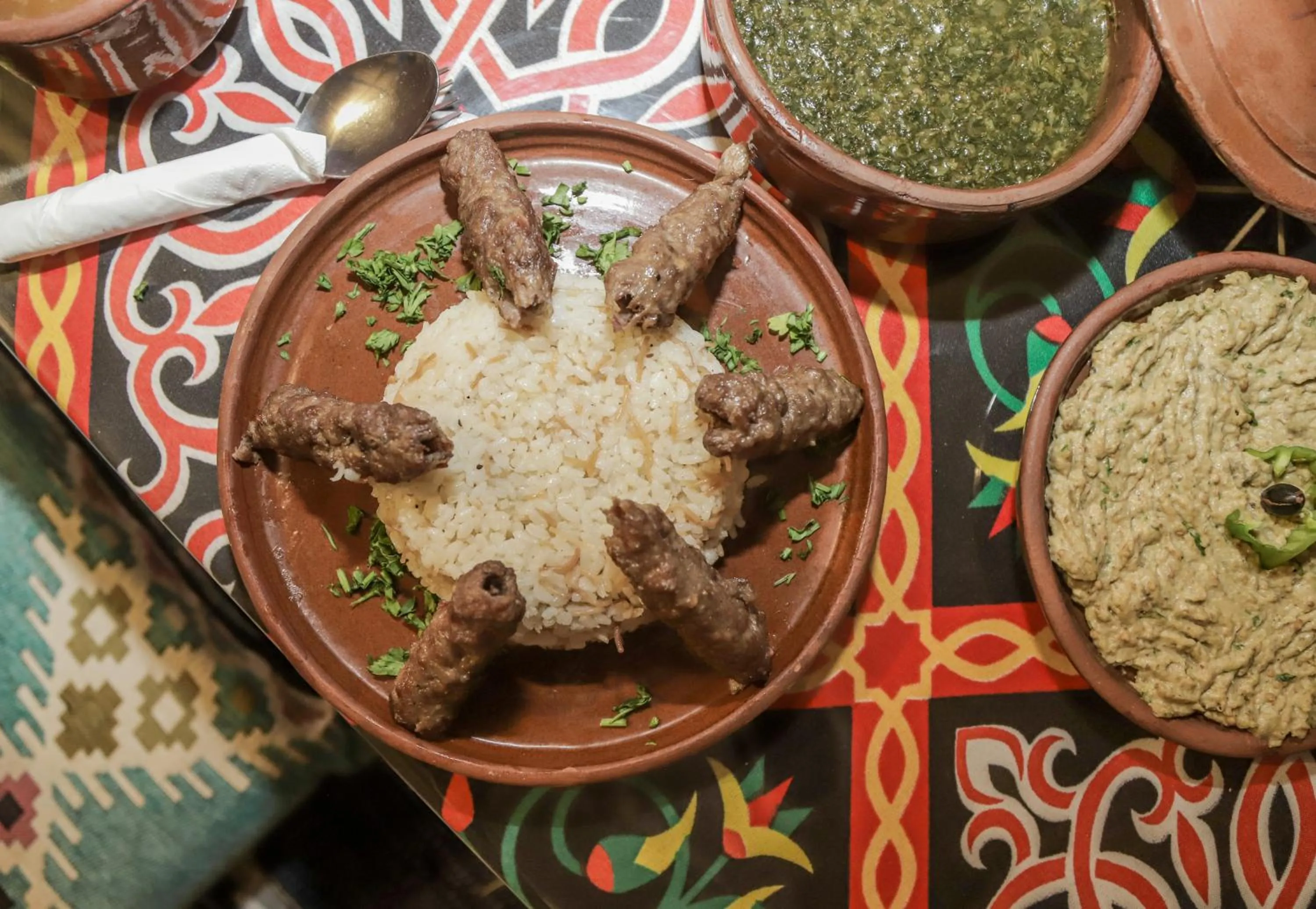 Food in Opal privat nubian hotel