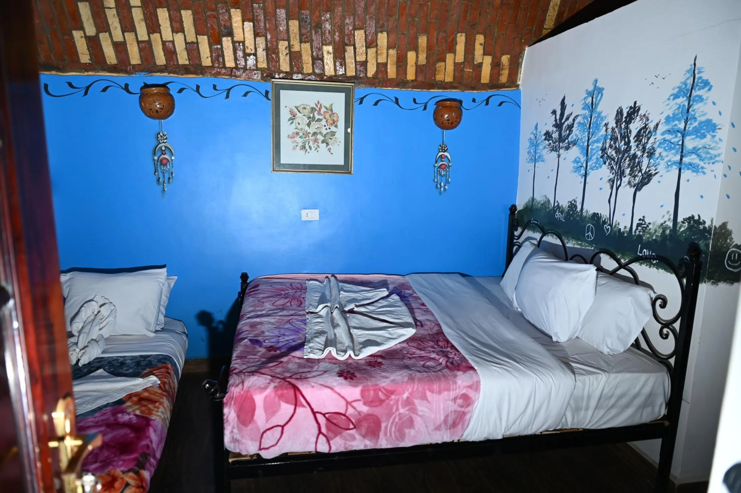 Bedroom, Bed in Opal privat nubian hotel