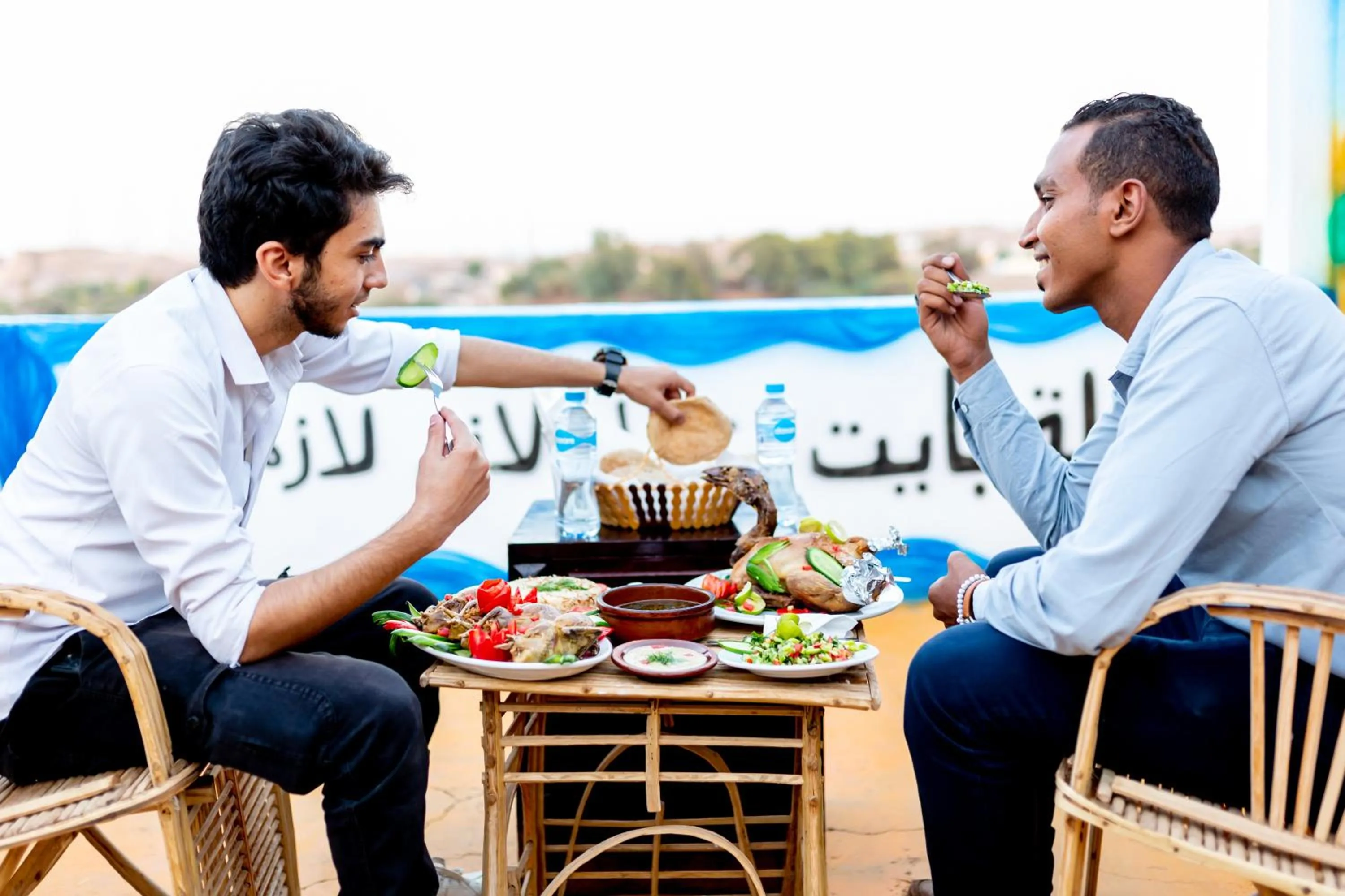 People in Opal privat nubian hotel