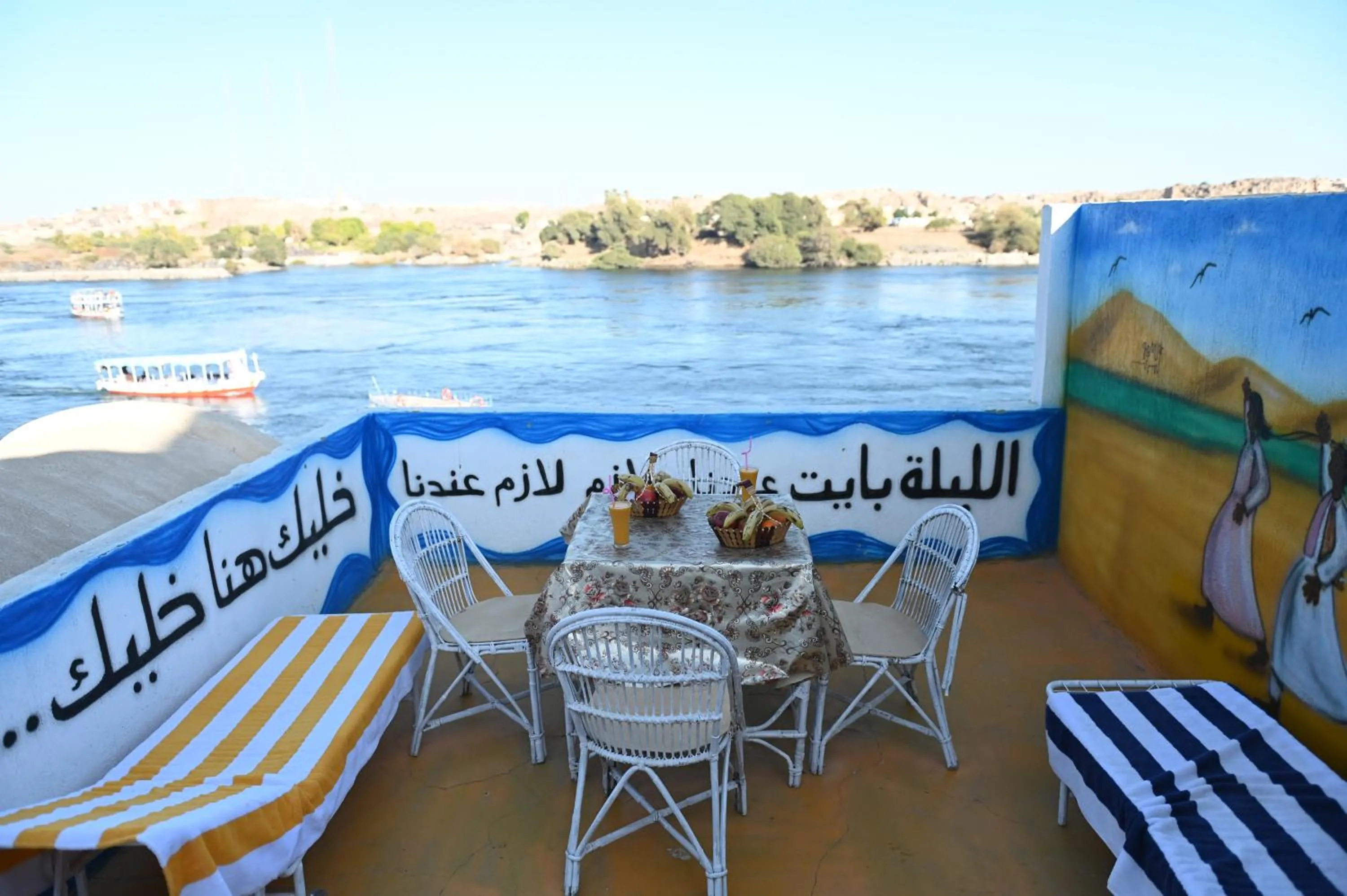 River view in Opal privat nubian hotel