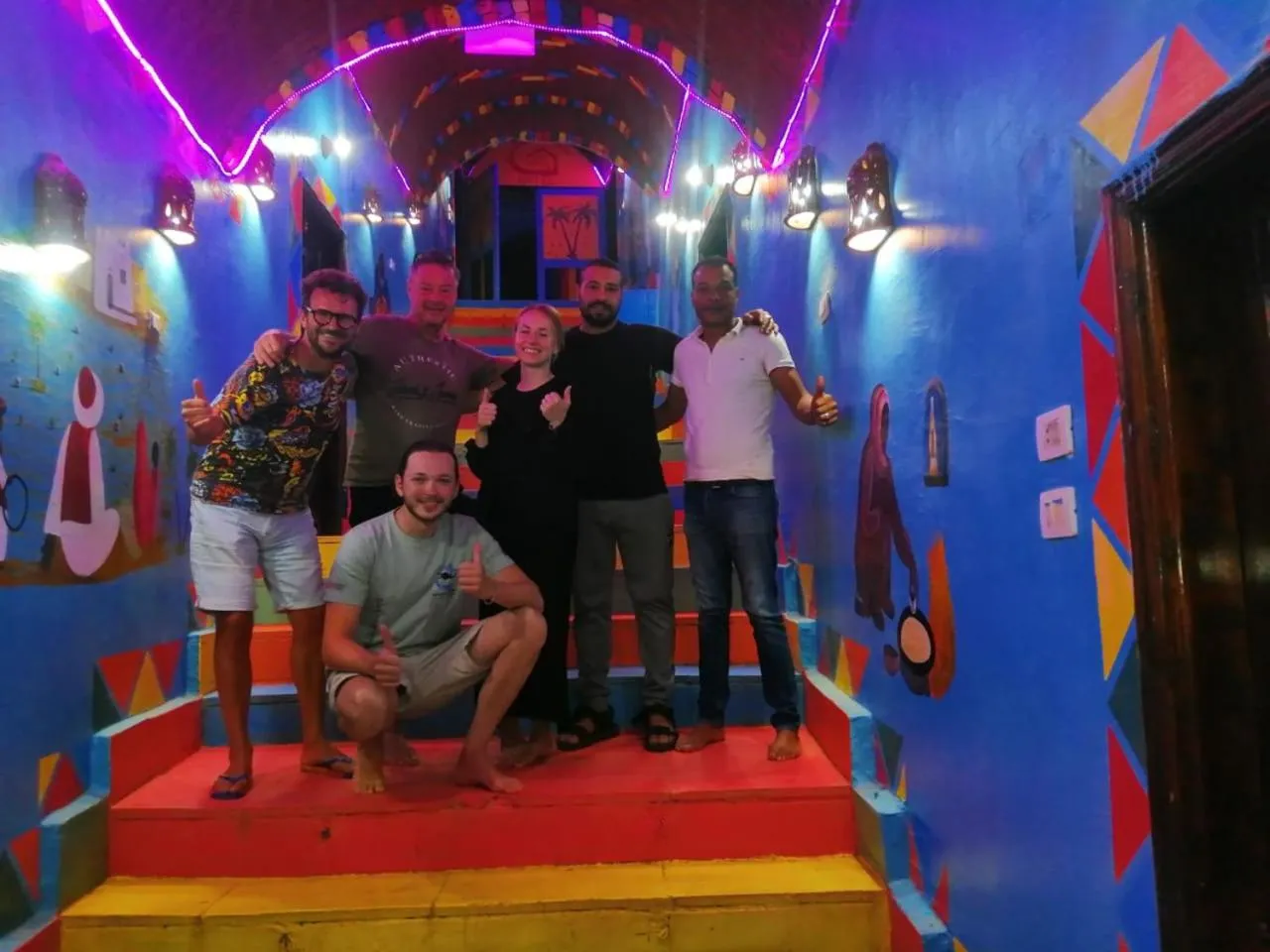 People in Opal privat nubian hotel