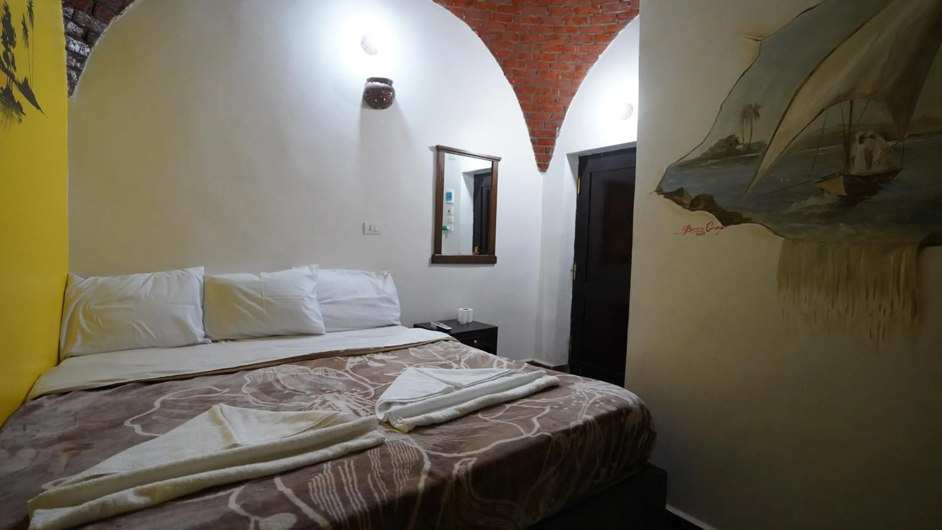 Bed in Opal privat nubian hotel