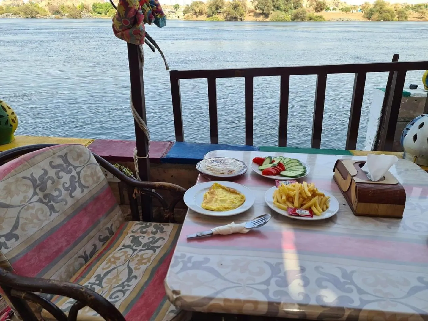 Breakfast in Opal privat nubian hotel