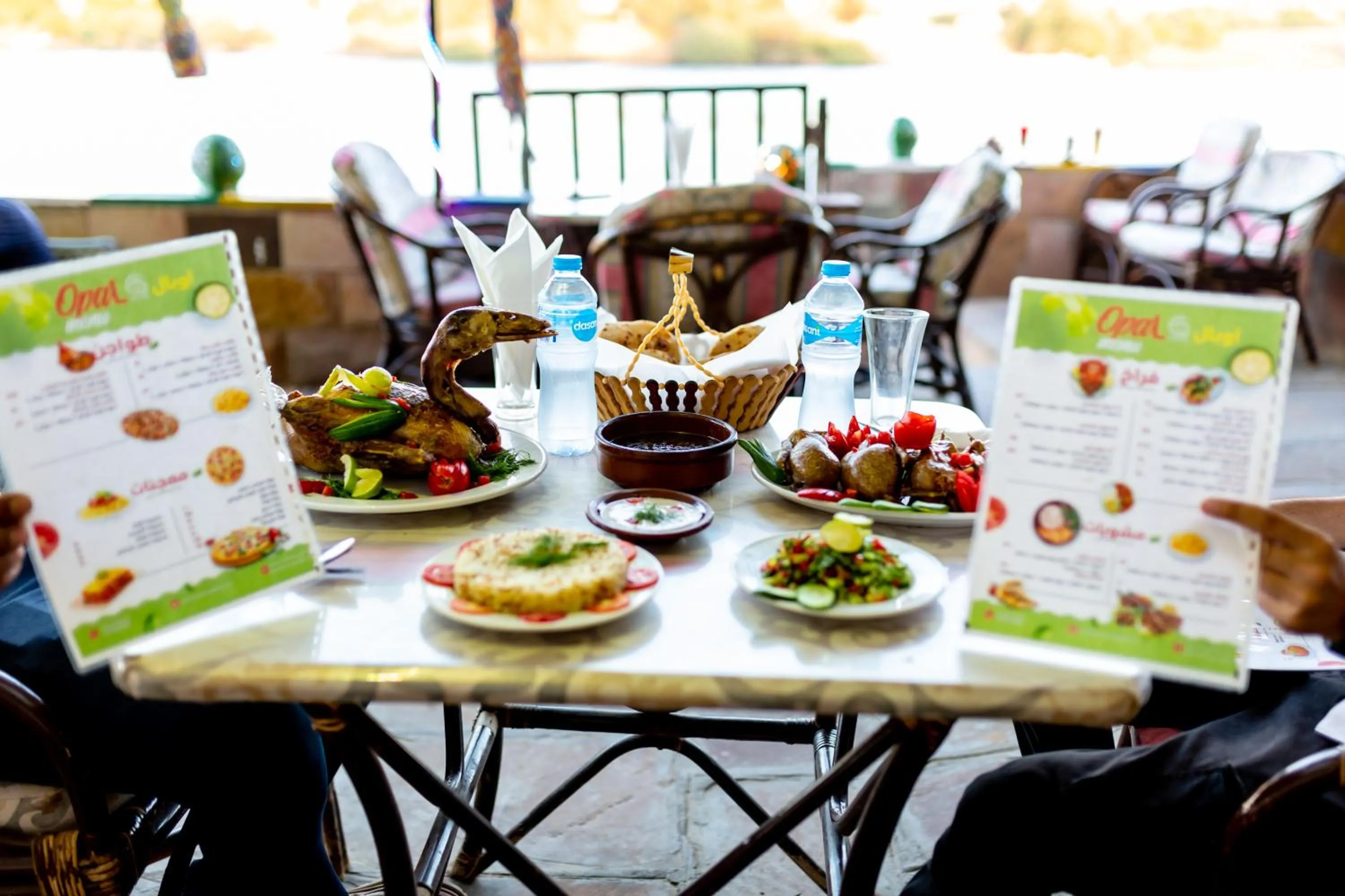 Restaurant/places to eat in Opal privat nubian hotel