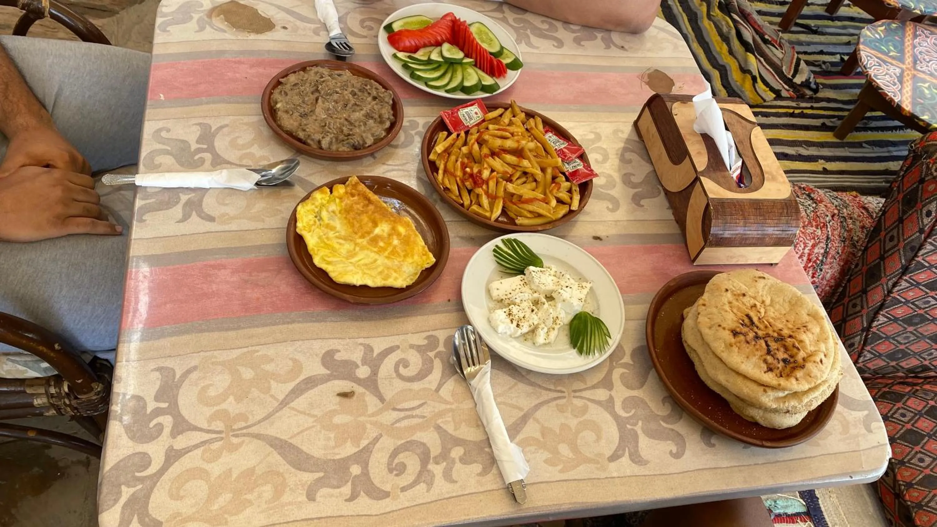 Food and drinks in Opal privat nubian hotel