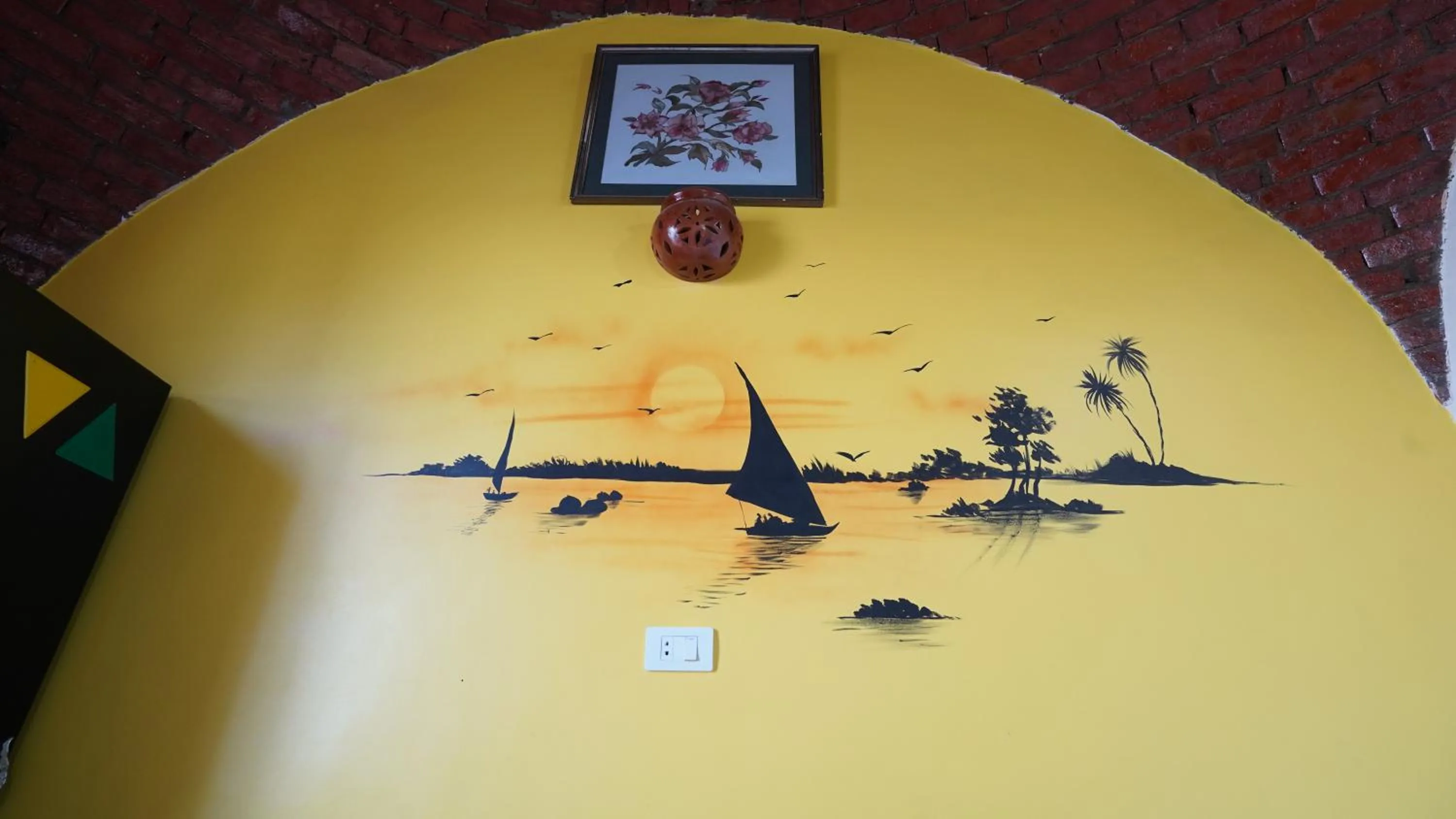 Decorative detail in Opal privat nubian hotel