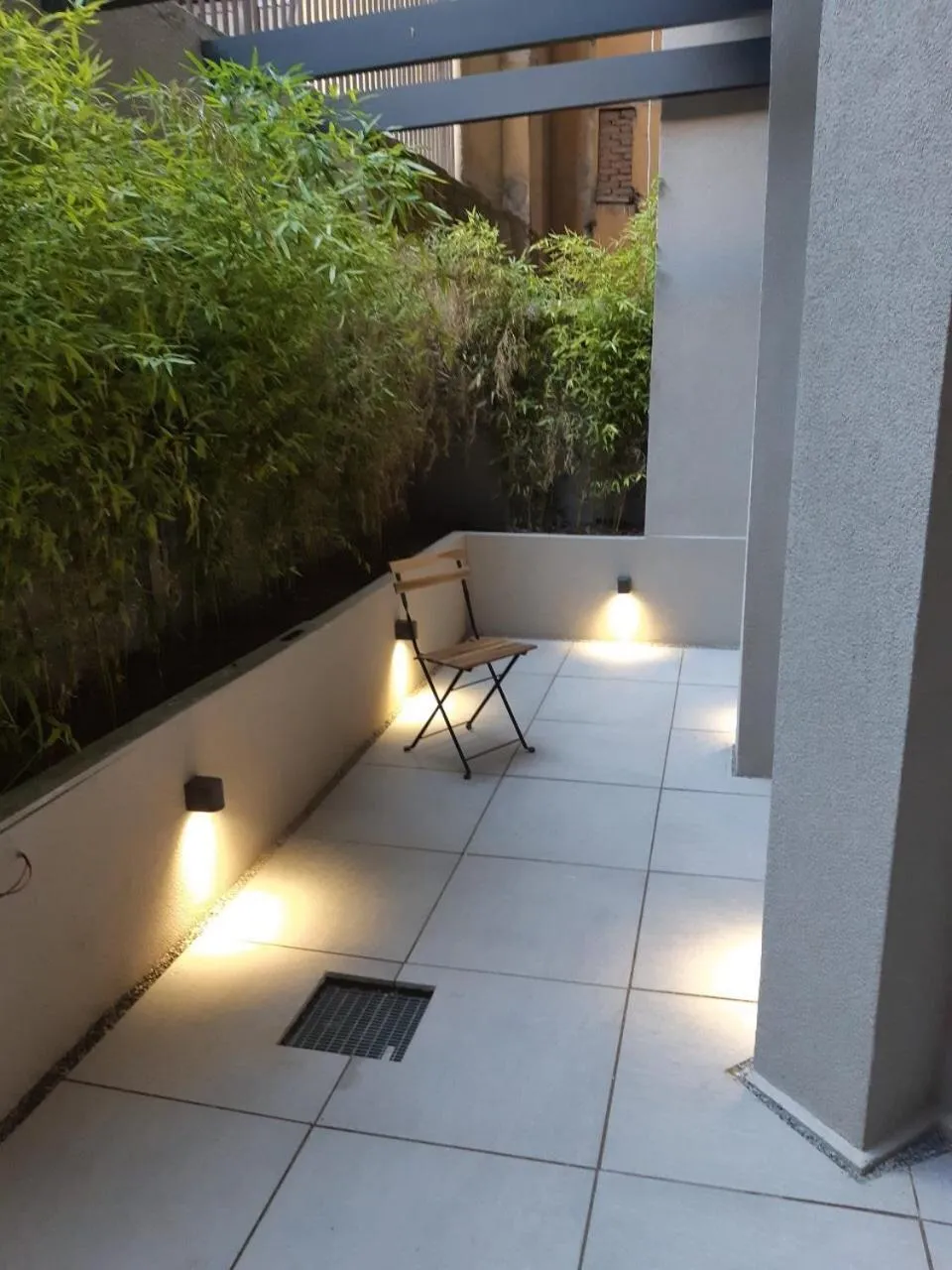 Patio in Teanna Lux Apartments