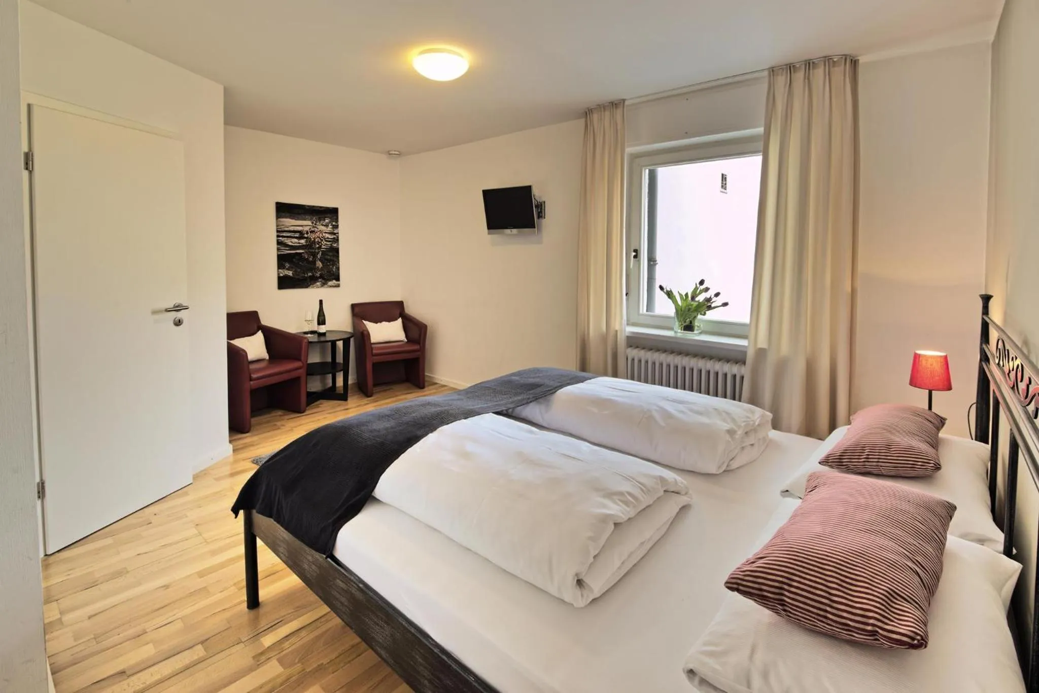 Bedroom, Bed in Weingut & Gästehaus Christoph Clüsserath