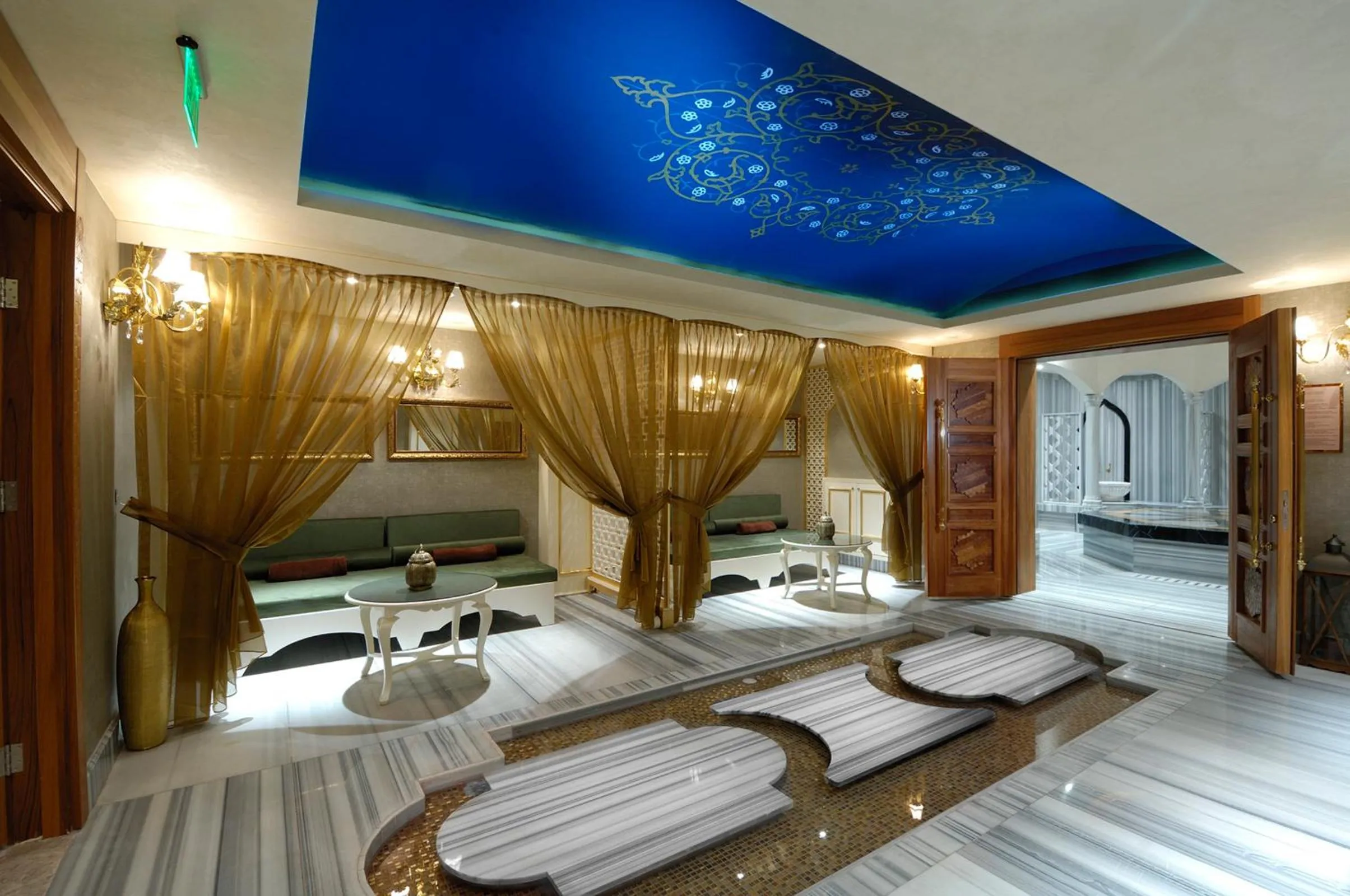 Sauna, Bed in The Plaza Bodrum