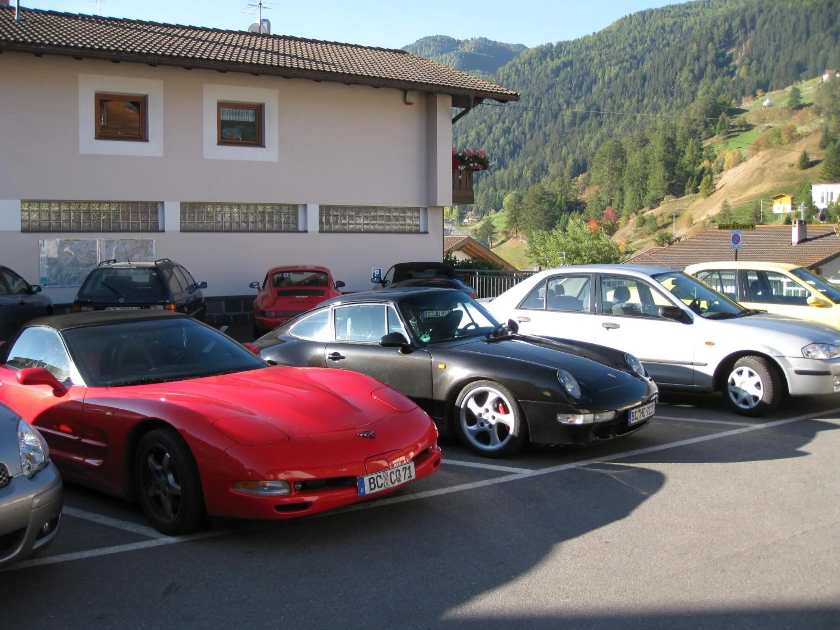 Parking in Garni Apparthotel St Valentin