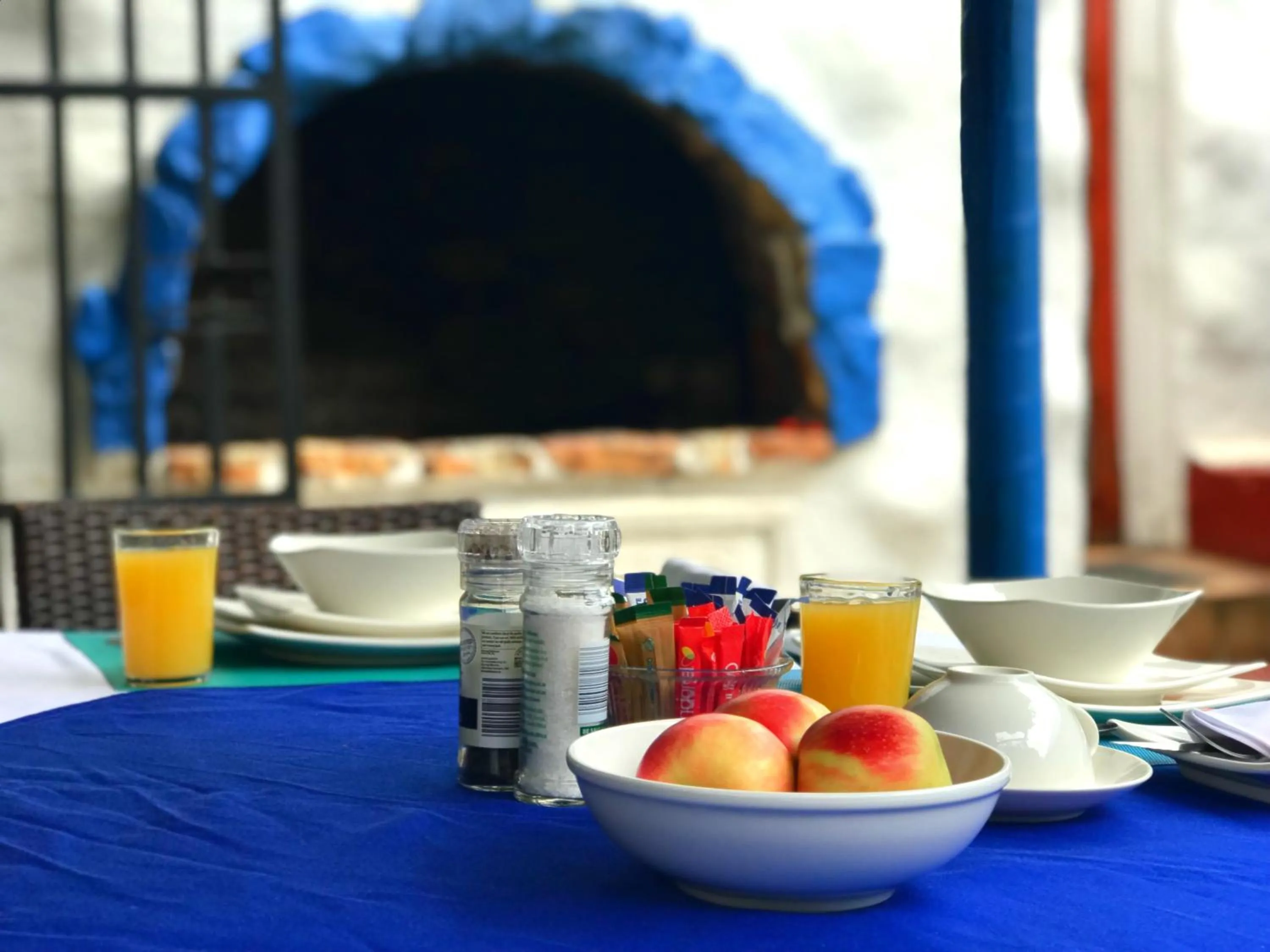 BBQ facilities in Athenian Villa