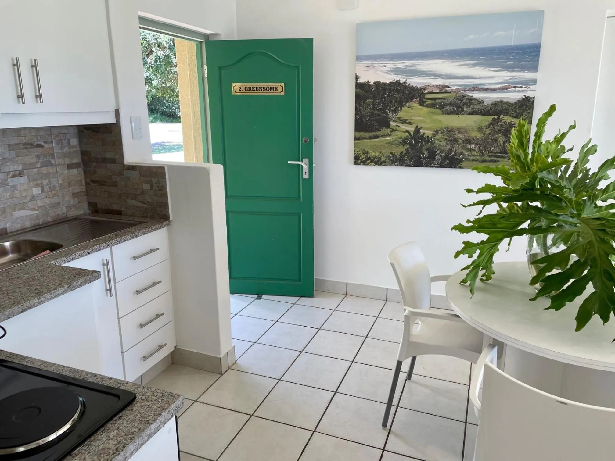 Kitchen or kitchenette in Albatross Guesthouse