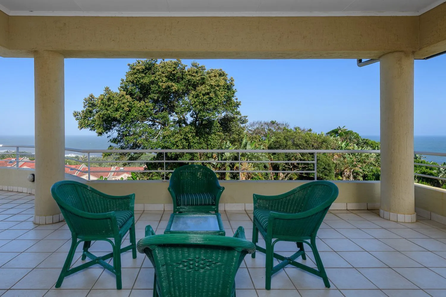 Patio in Albatross Guesthouse