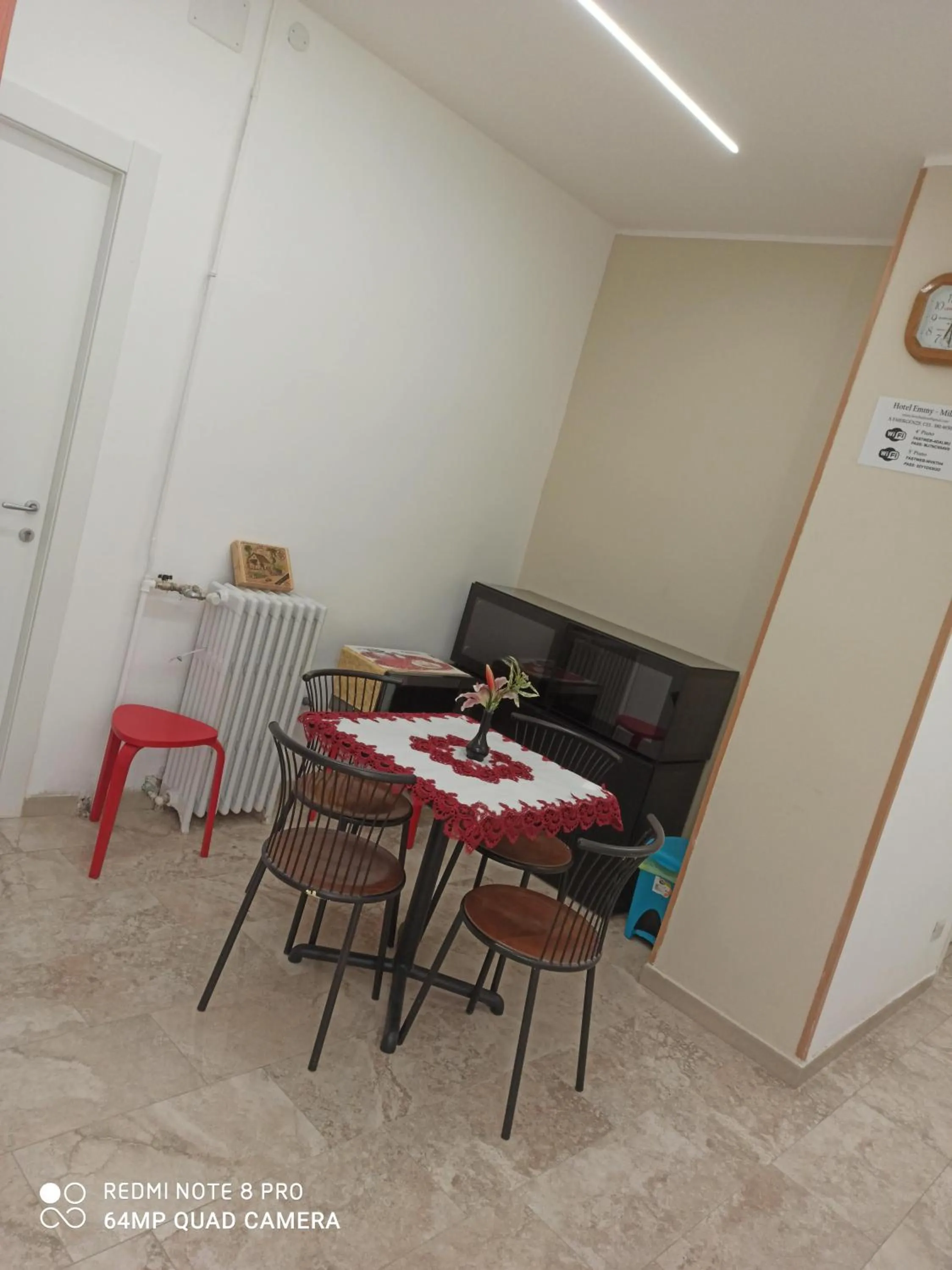 Dining area in Hotel Emmy