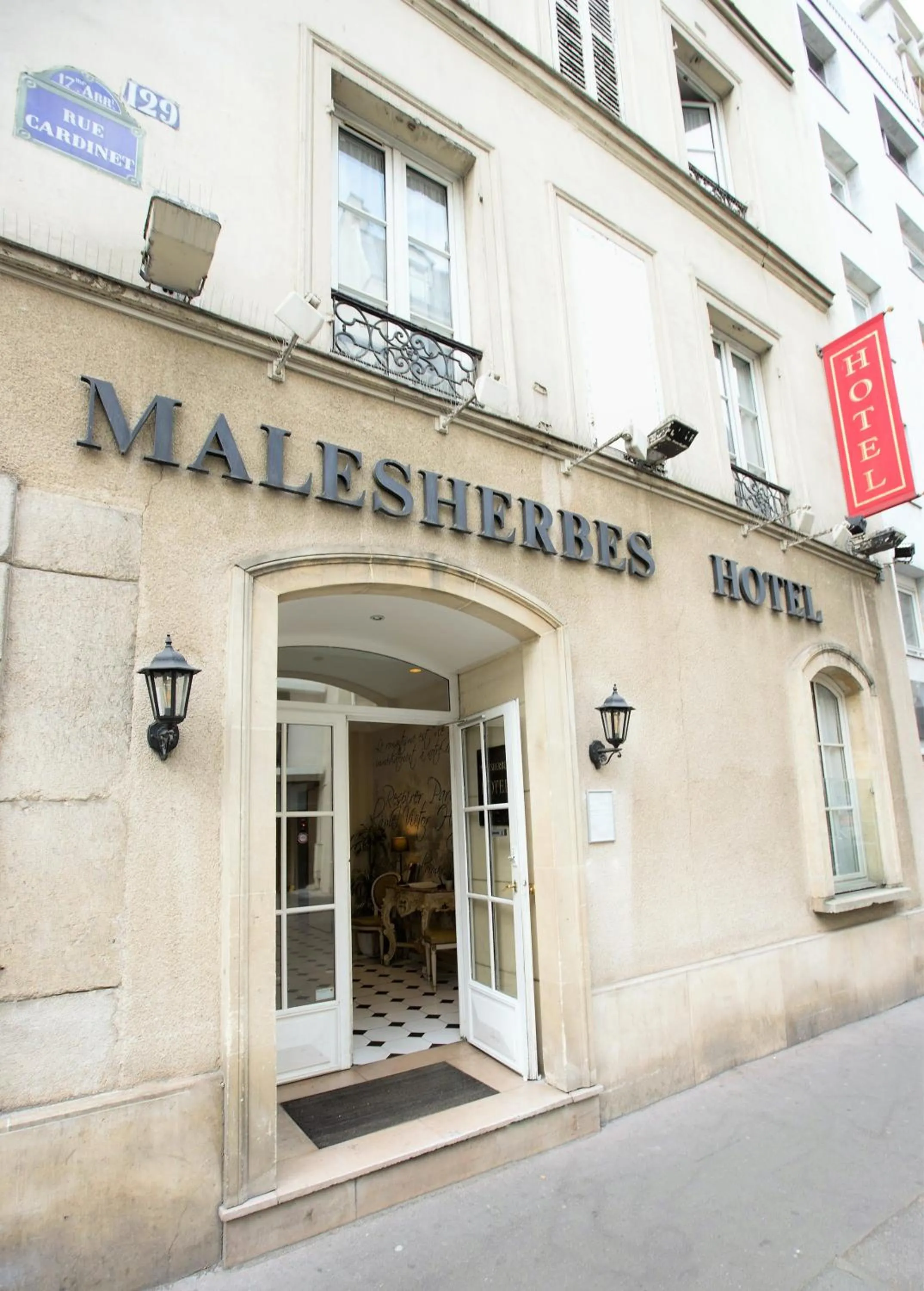 Facade/entrance in Hotel Romance Malesherbes by Patrick Hayat