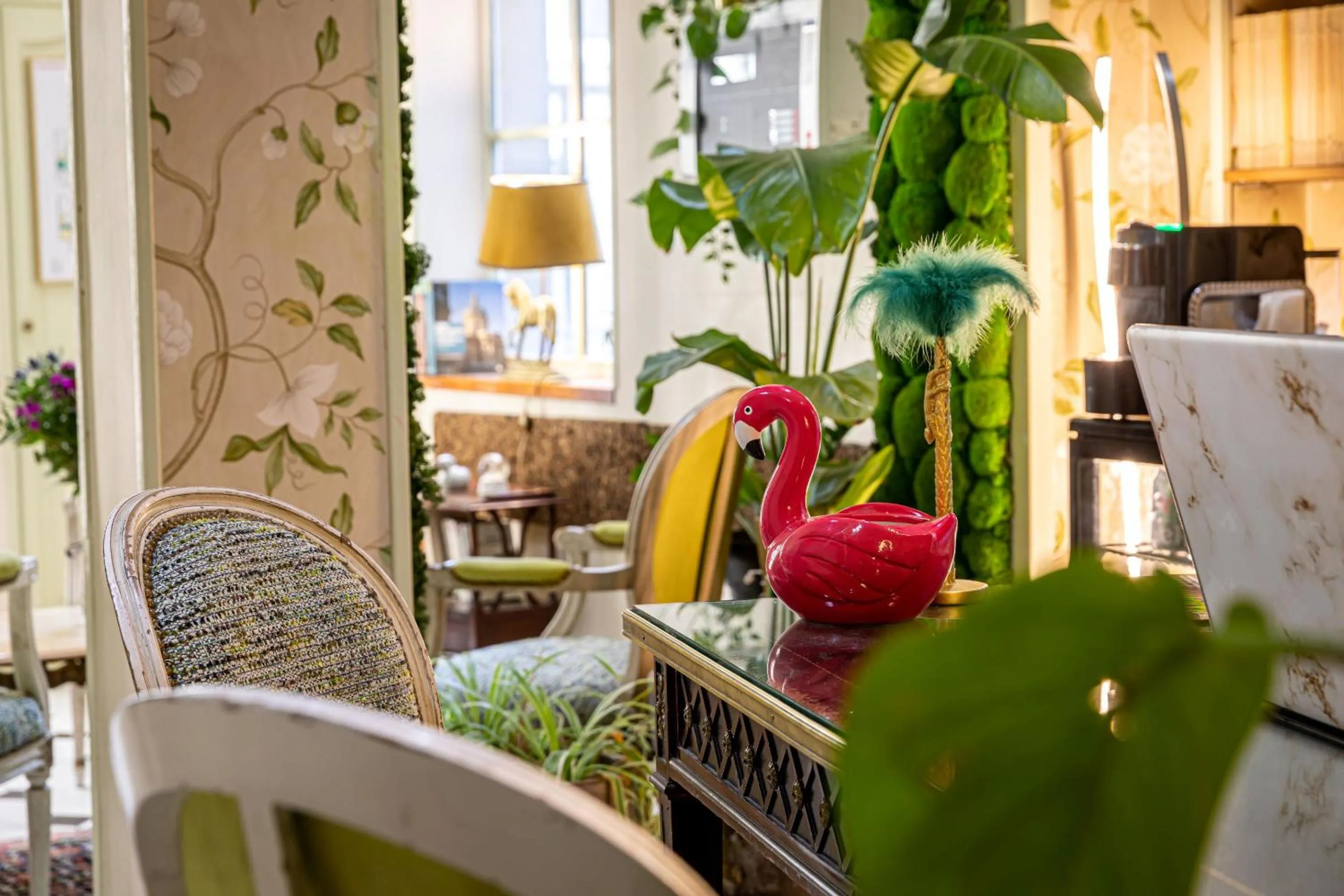 Lobby or reception in Hotel Romance Malesherbes by Patrick Hayat