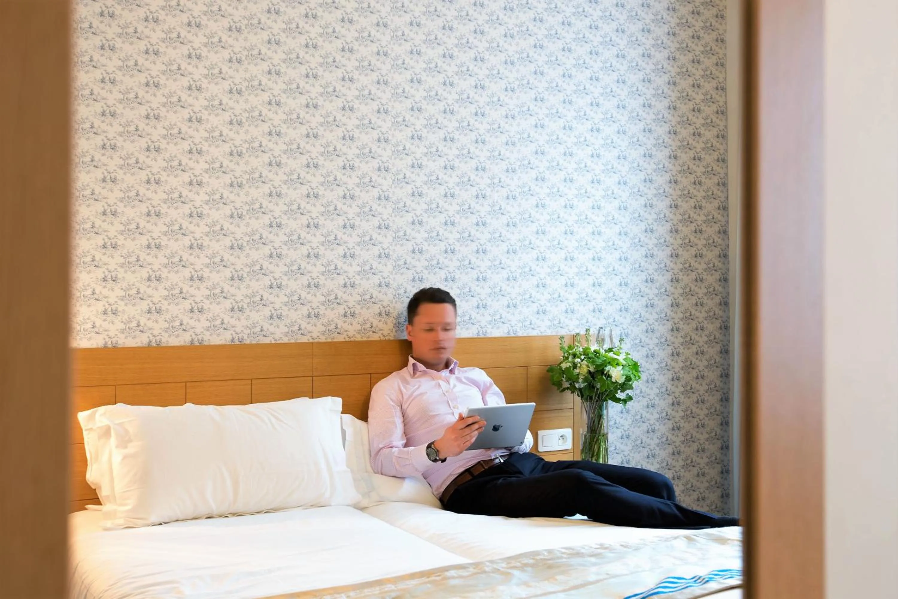 Staff, Bed in Hotel Romance Malesherbes by Patrick Hayat