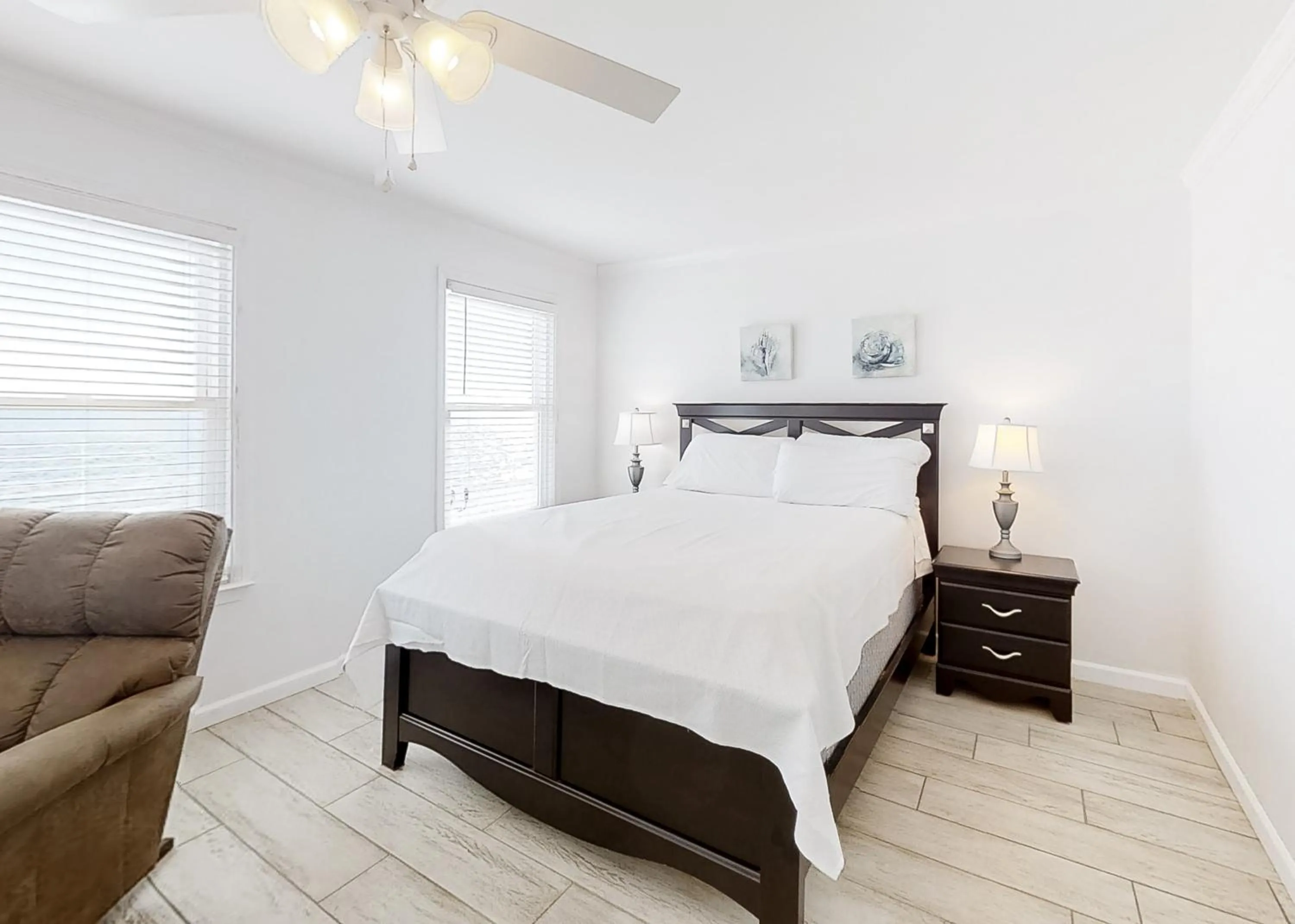 Bed in Ala. White Sands by Meyer Vacation Rentals