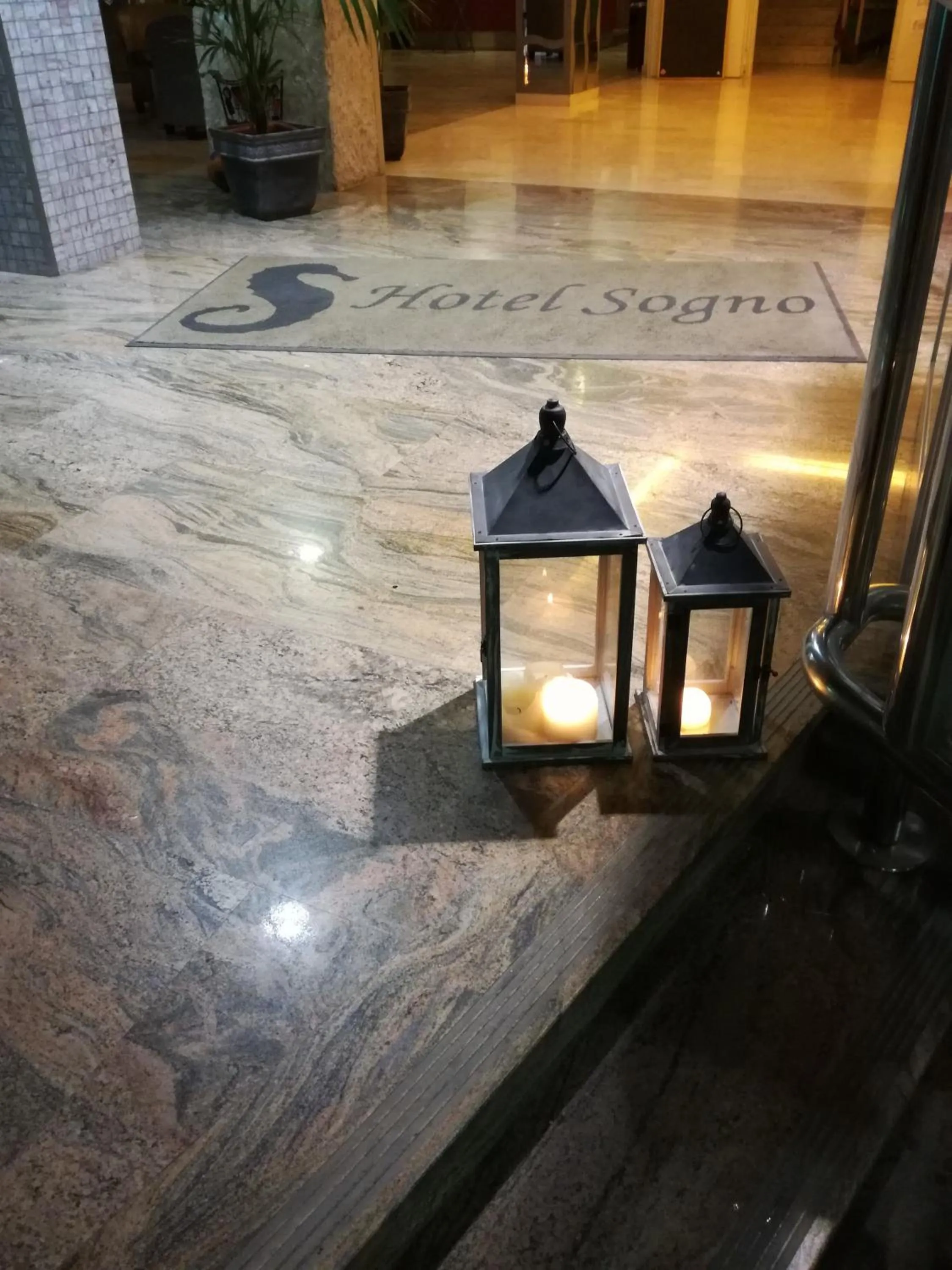 Decorative detail in Hotel Sogno