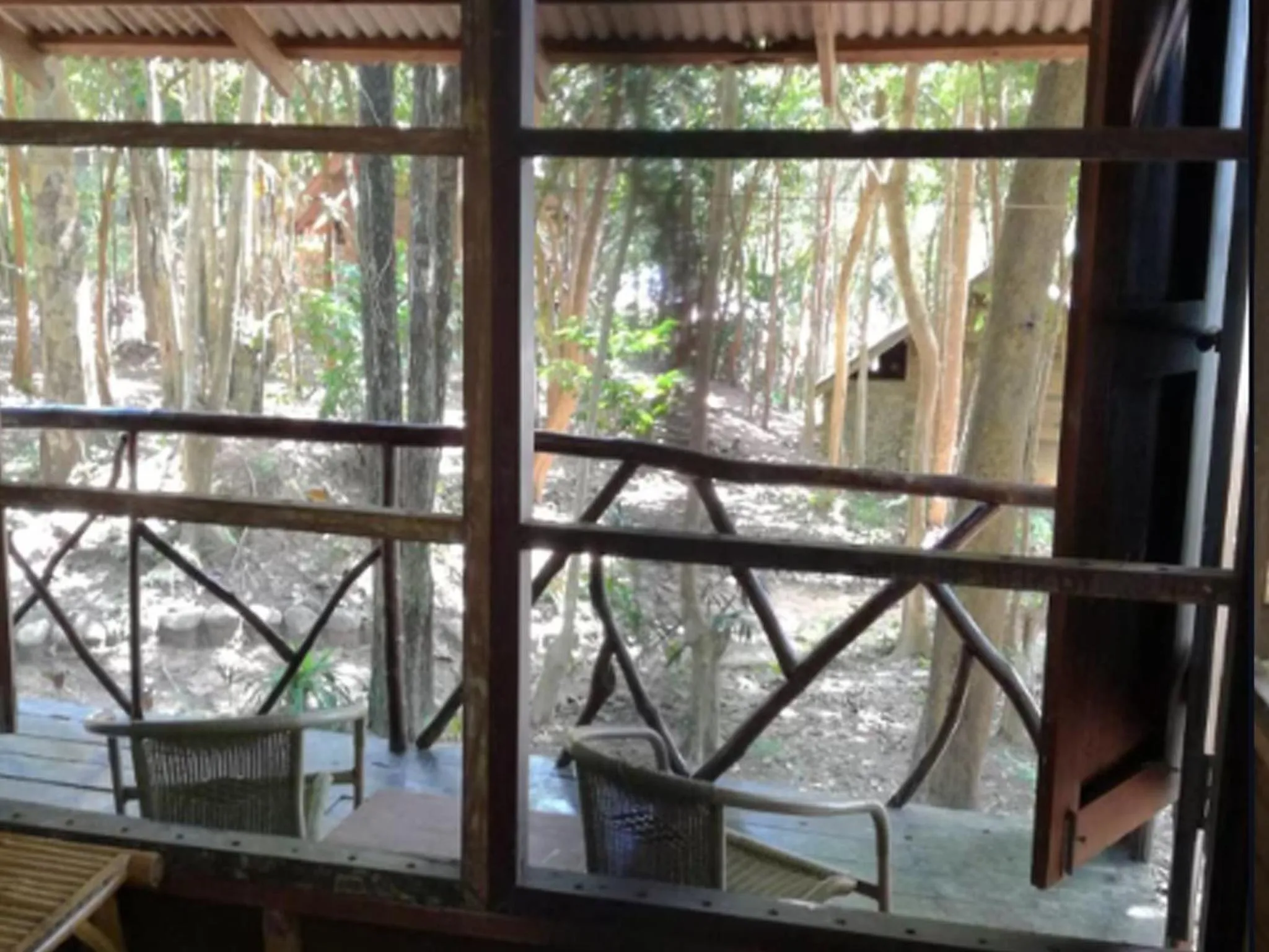 Patio in Bonhomie Beach Cottage