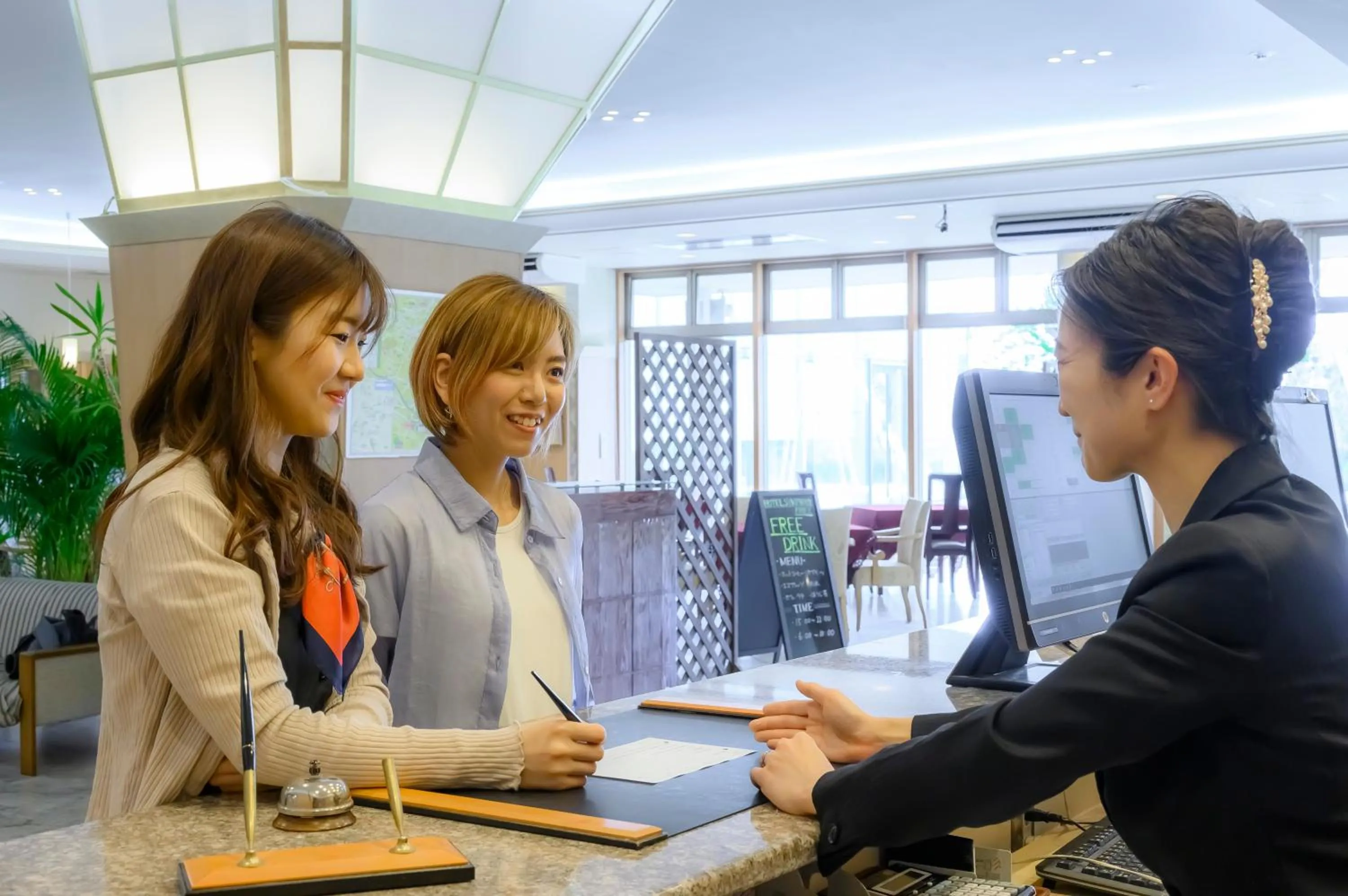 Lobby or reception in Hotel Symphony Annex Sagae Onsen