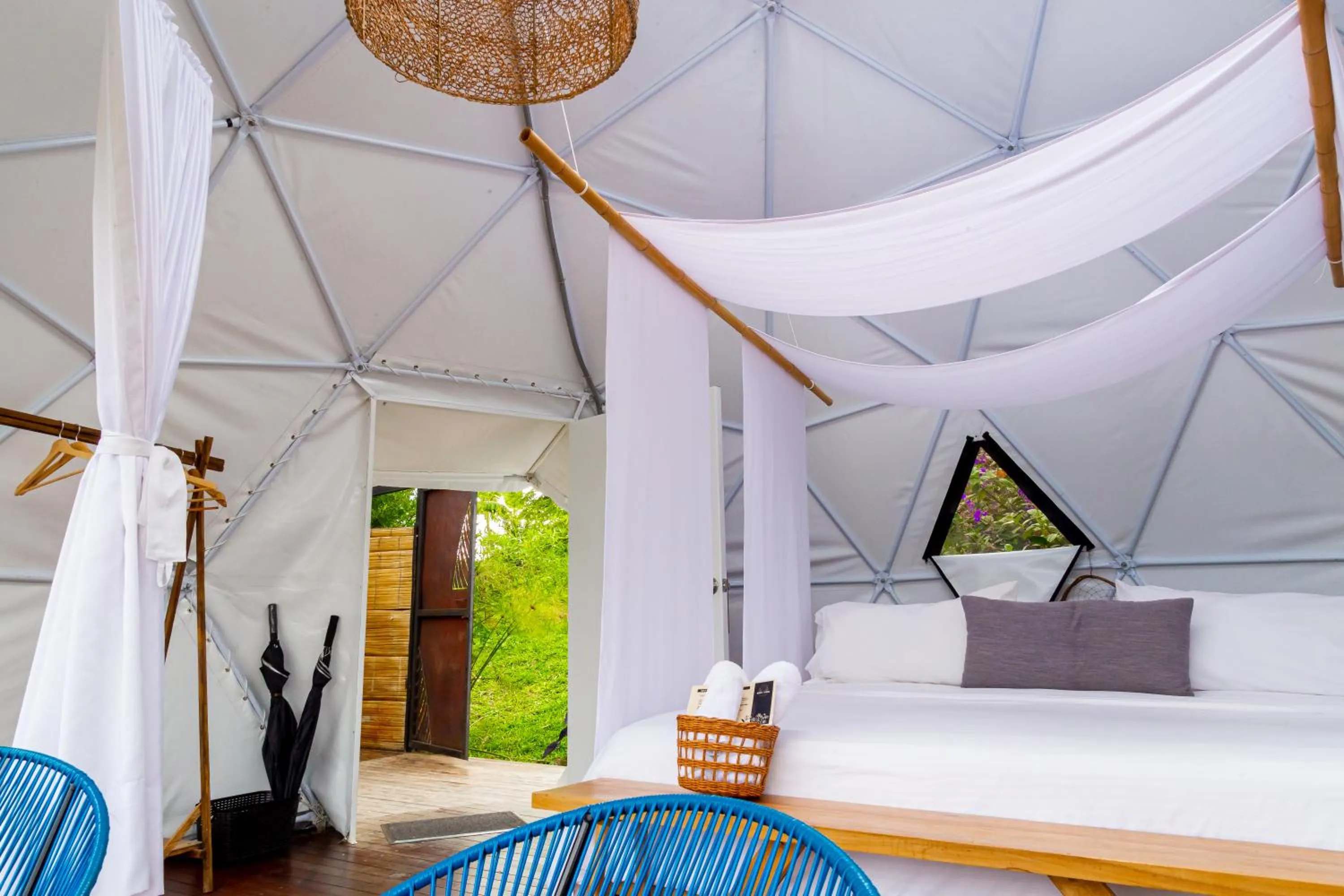 Bed in Ecohotel Monte Tierra Habitaciones y Glamping