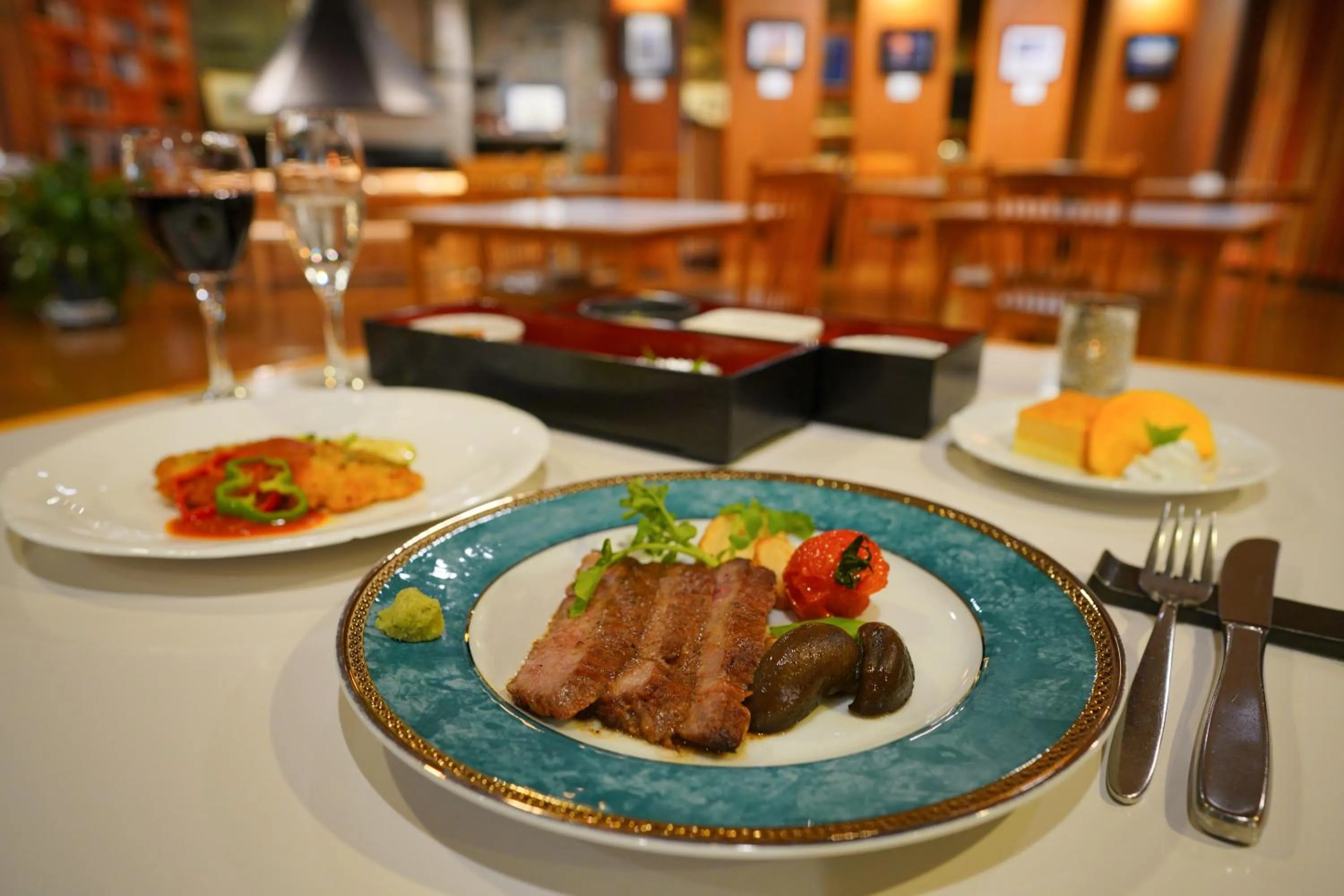 Food and drinks in Ishinoyu Lodge