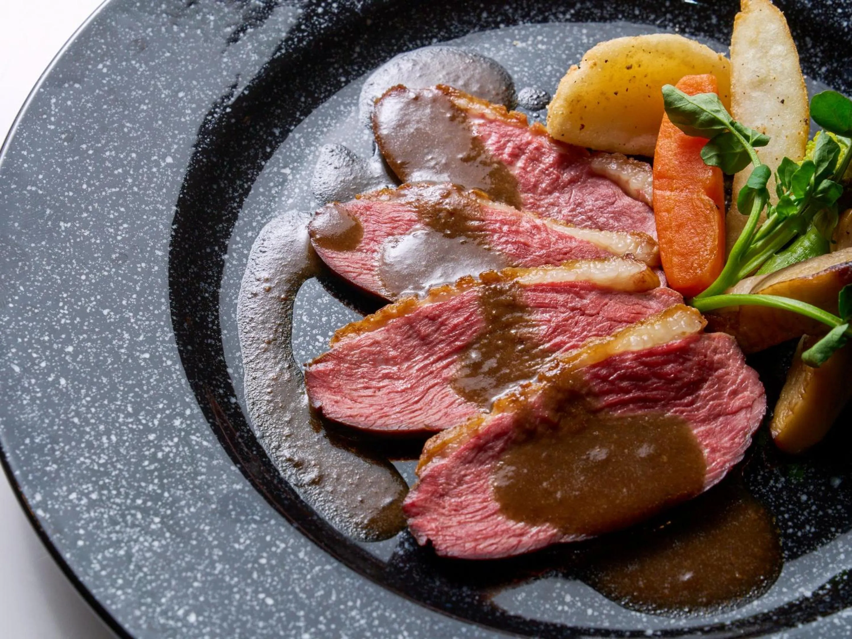 Food close-up in Ishinoyu Lodge