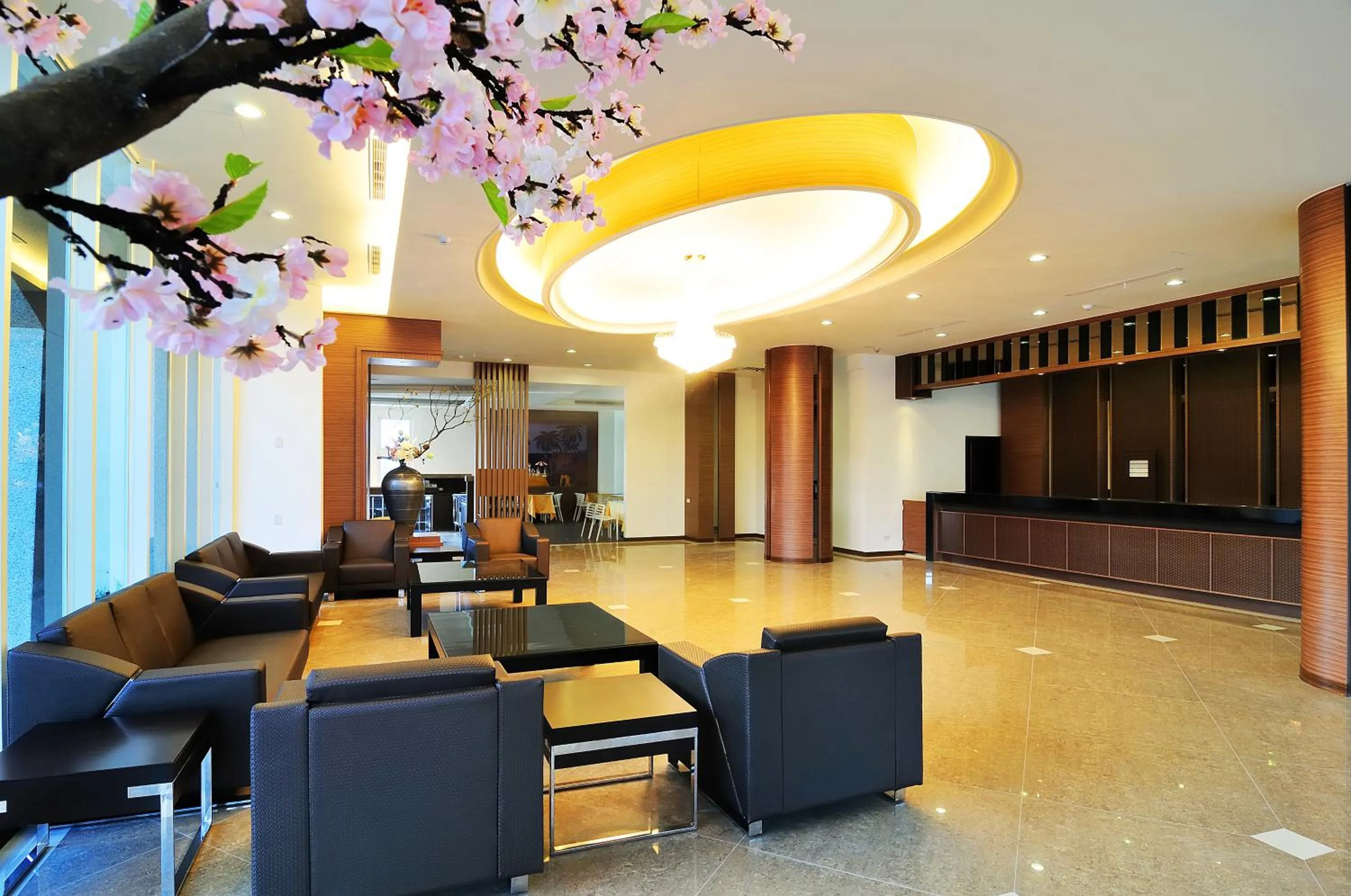 Lobby or reception in JinShan Sakura Bay Hot Spring Hotel