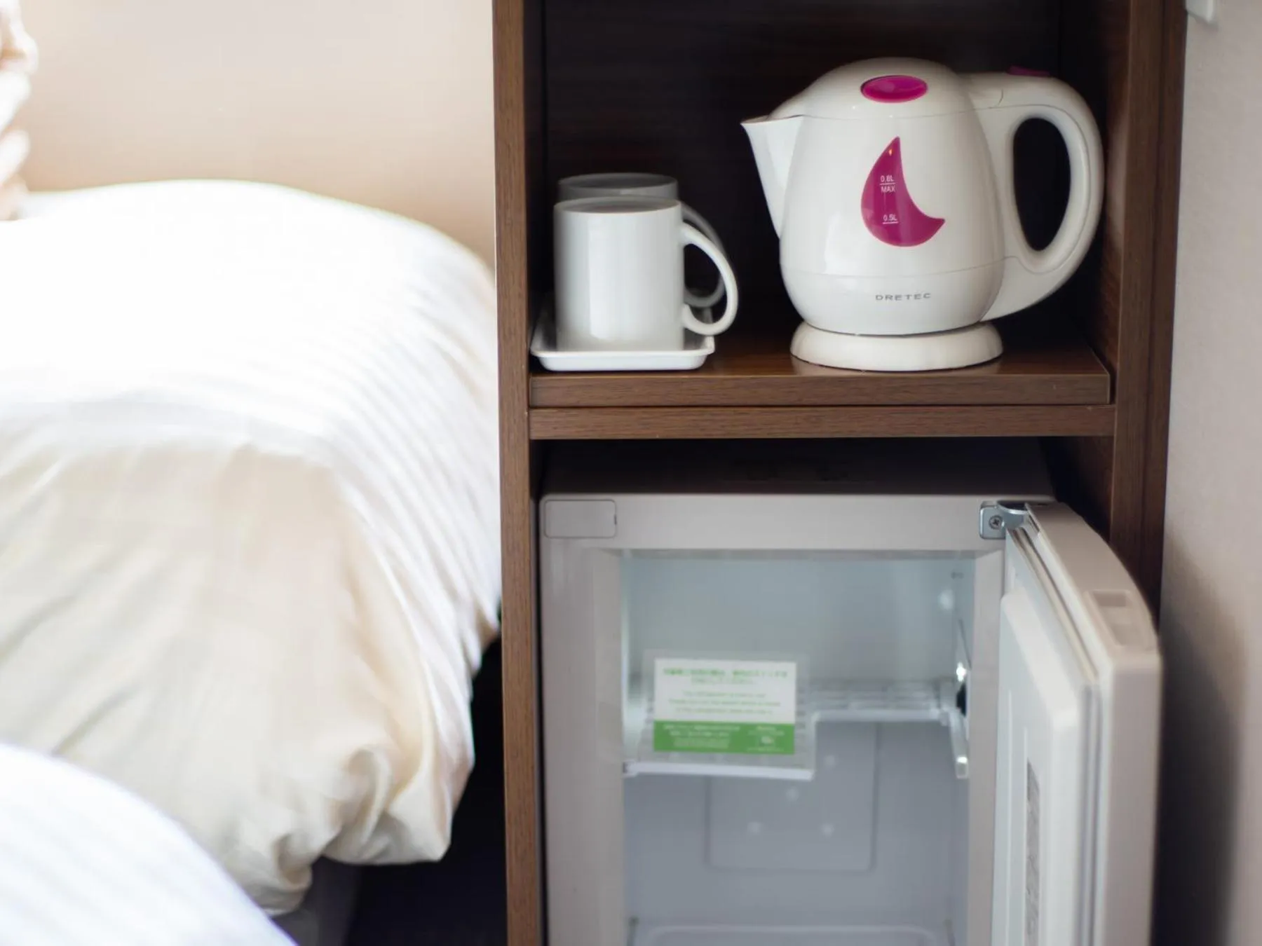 Photo of the whole room, Bed in Natural Hot Spring SUPER HOTEL Kumamoto Chamber of Commerce