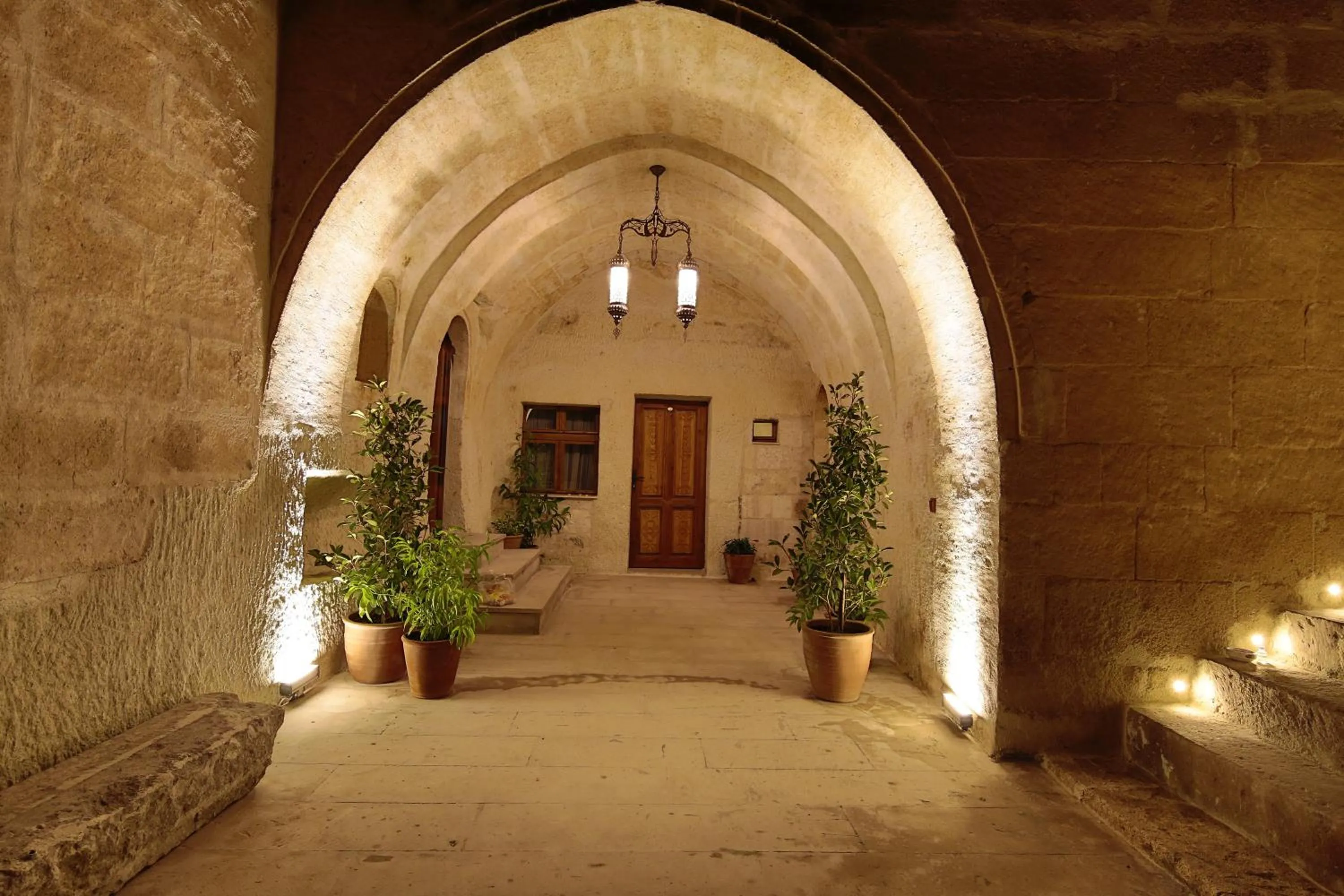 Facade/entrance in Fairyland Cave Hotel