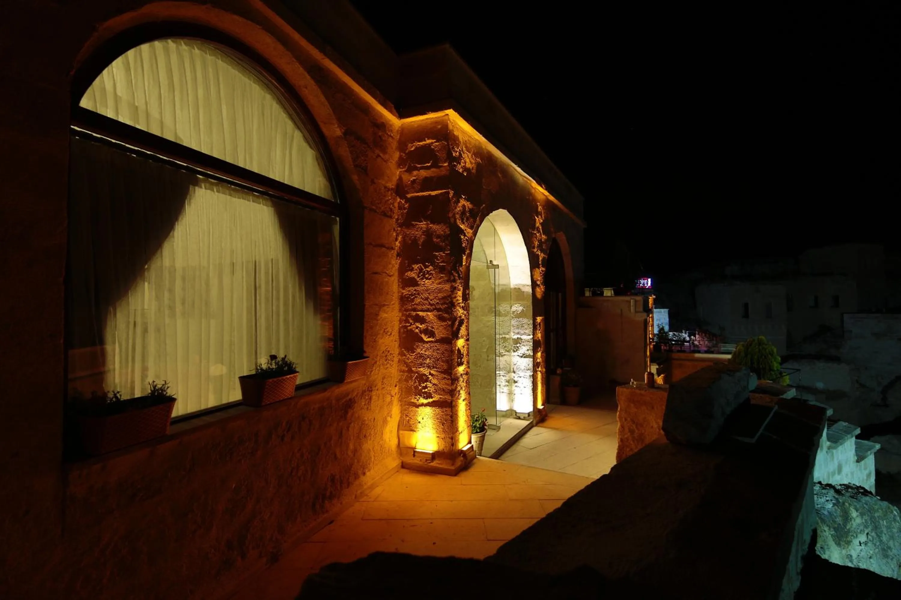 Facade/entrance in Fairyland Cave Hotel