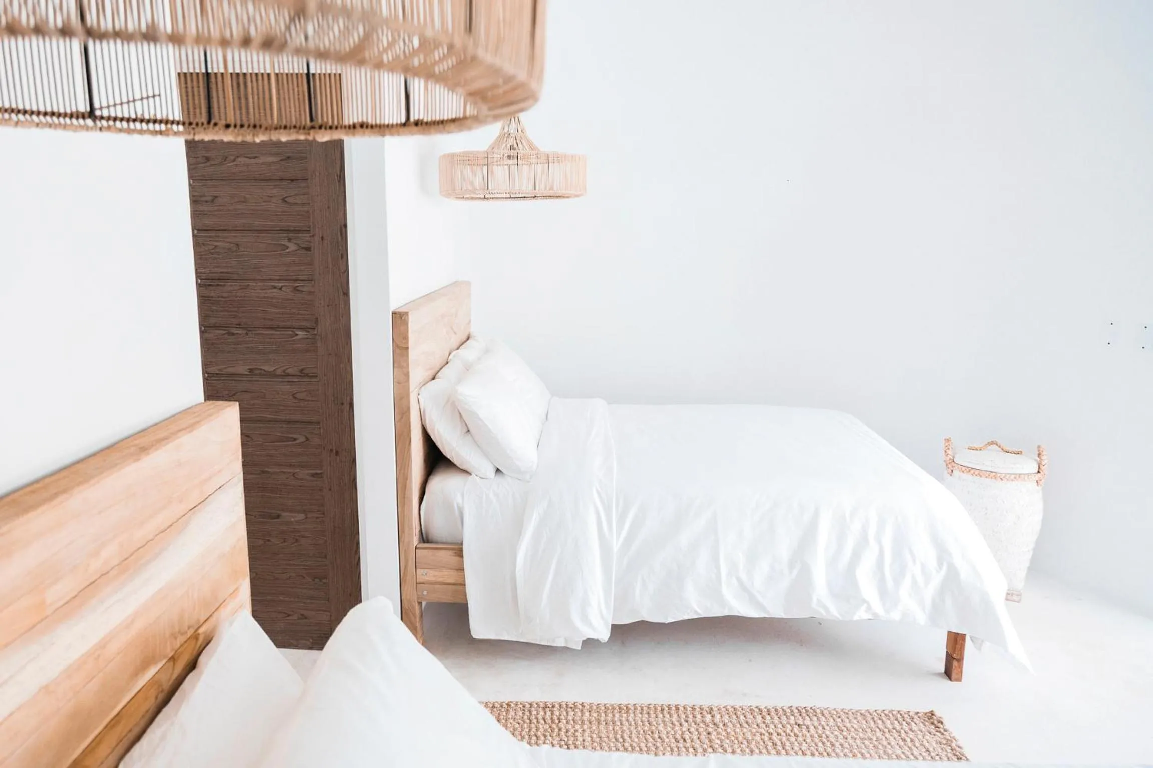 Bed in Igloo Beach Lodge