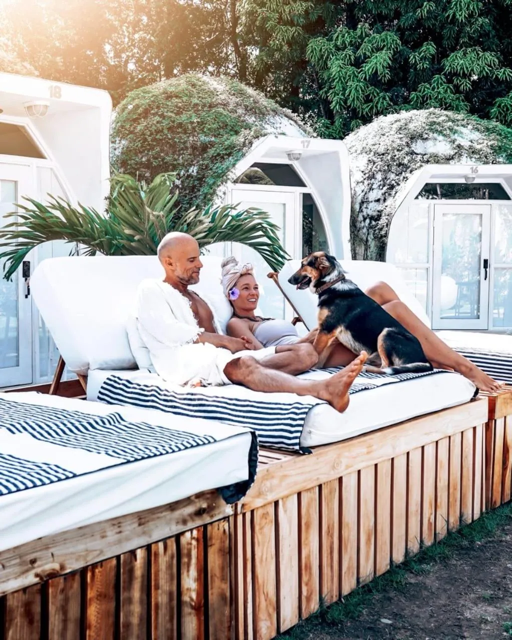 Natural landscape in Igloo Beach Lodge