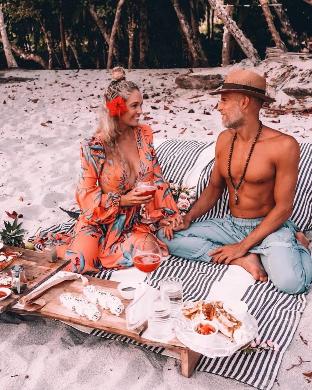 People in Igloo Beach Lodge