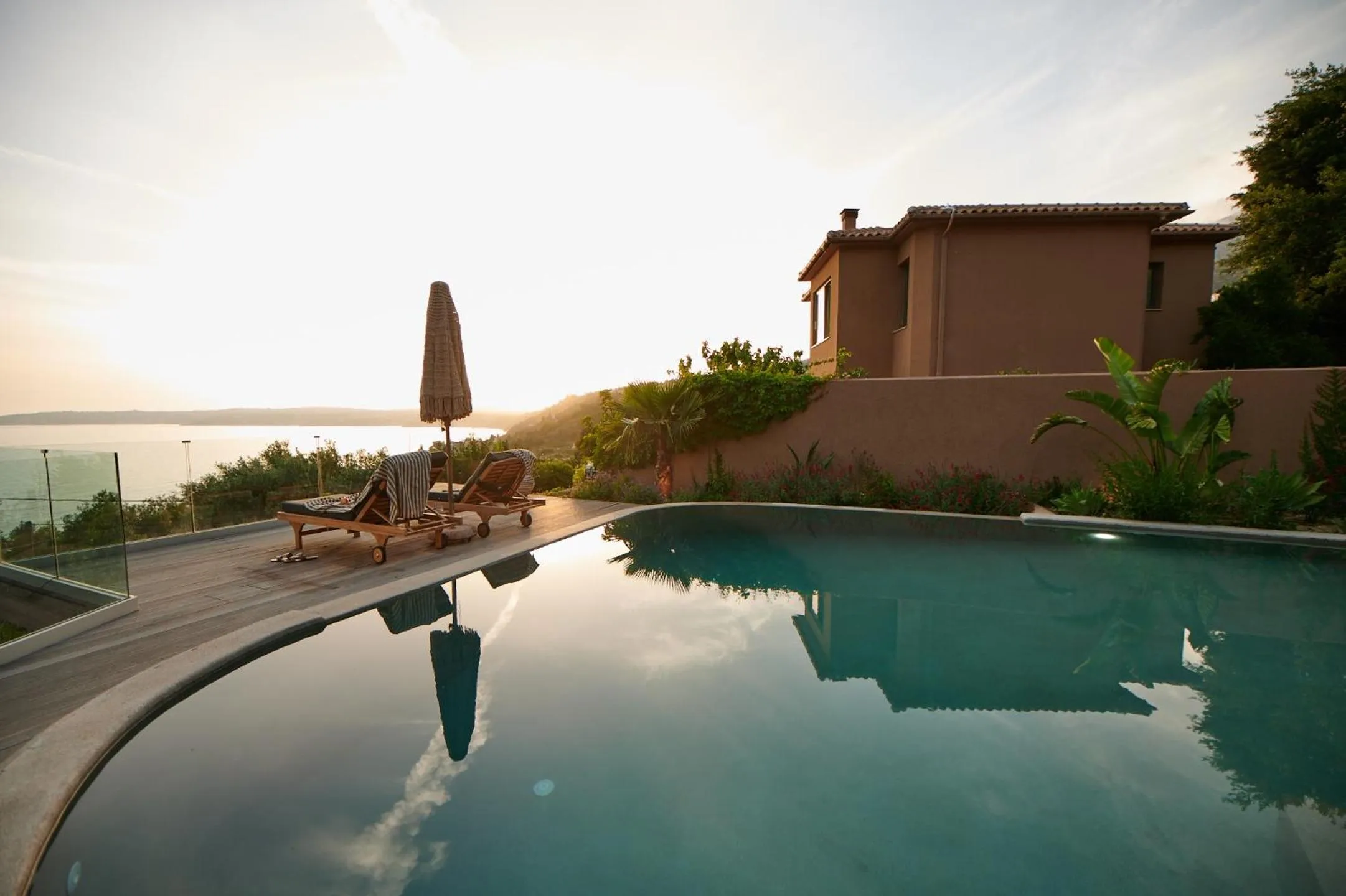 Pool view in F ZEEN Kefalonia