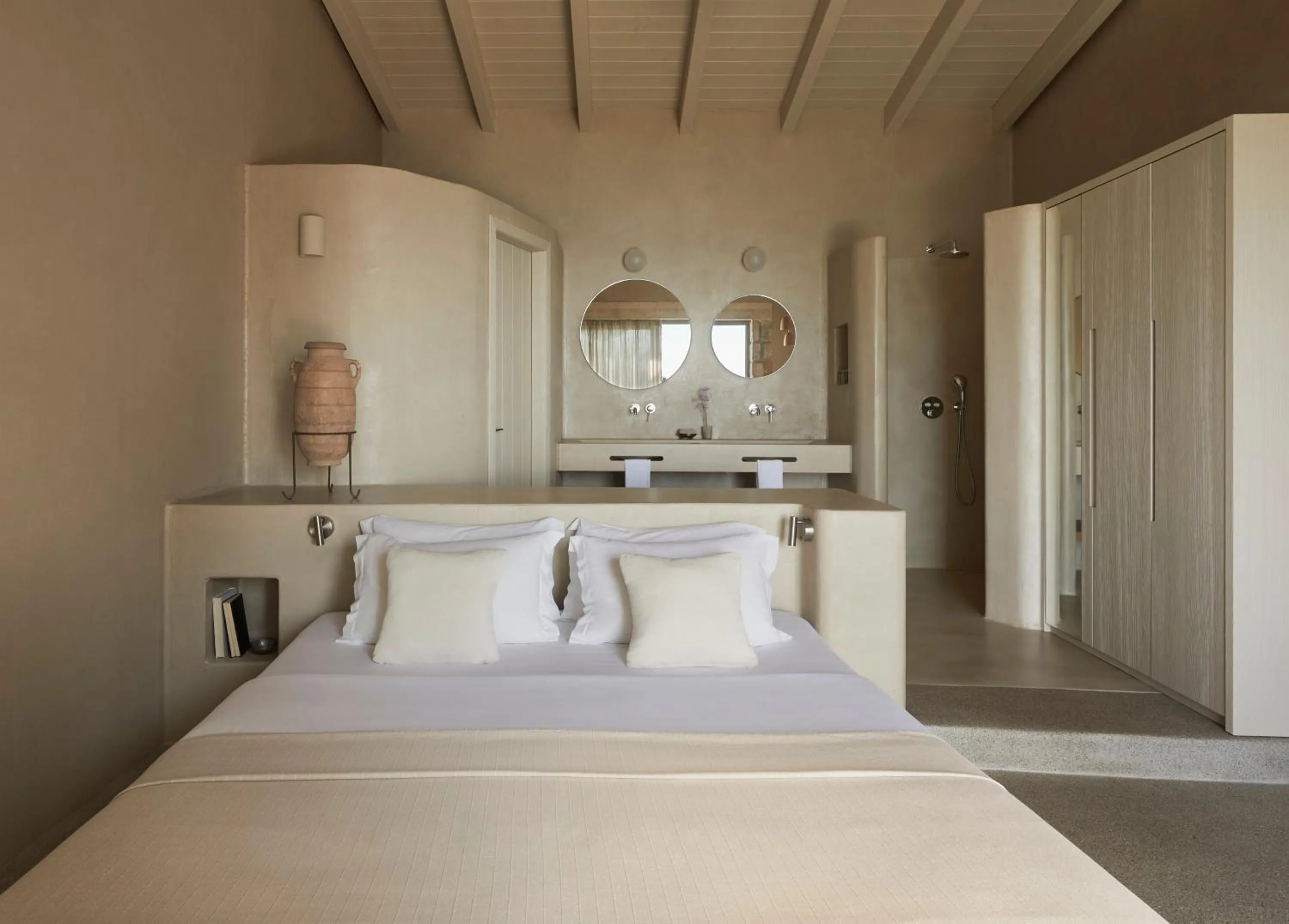 Bathroom, Bed in F ZEEN Kefalonia