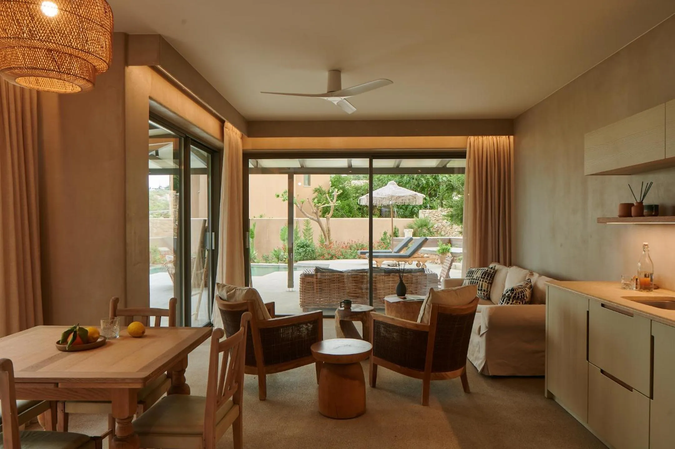 Living room in F ZEEN Kefalonia